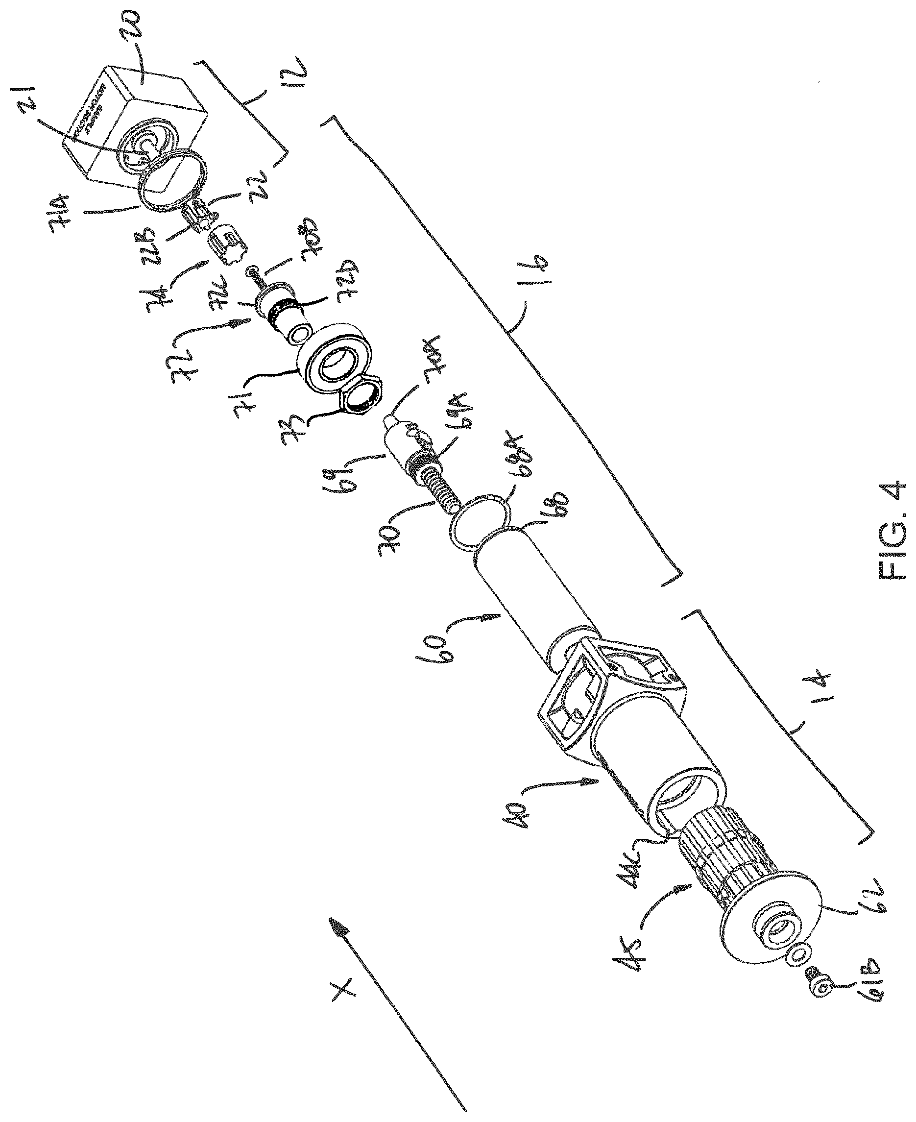 Patent US11781624 Figure 4 – Linear actuator for motion simulator