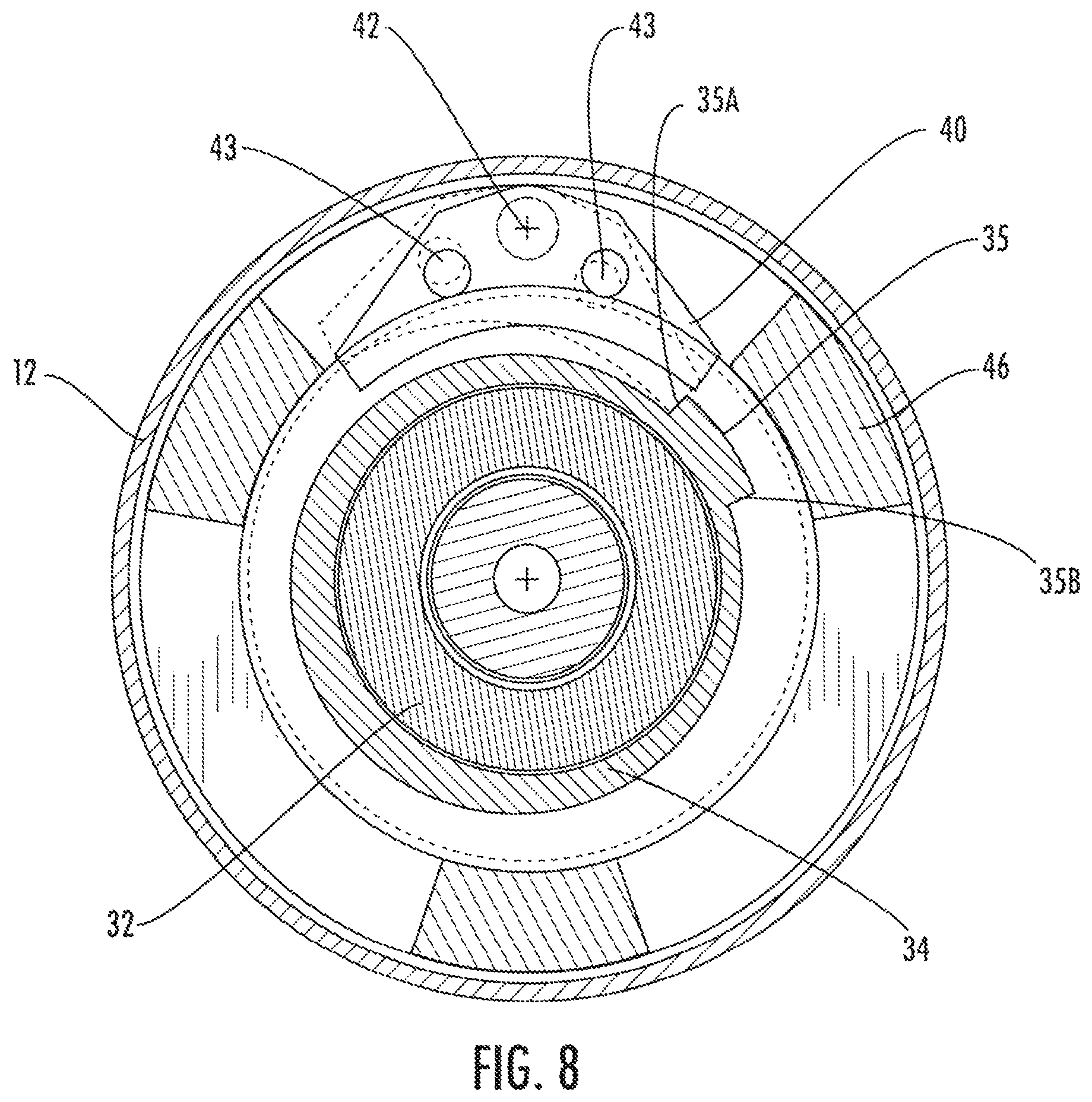 Patent US11781625 Figure 7 – Single-use non-jamming stop module for rotary drive actuator