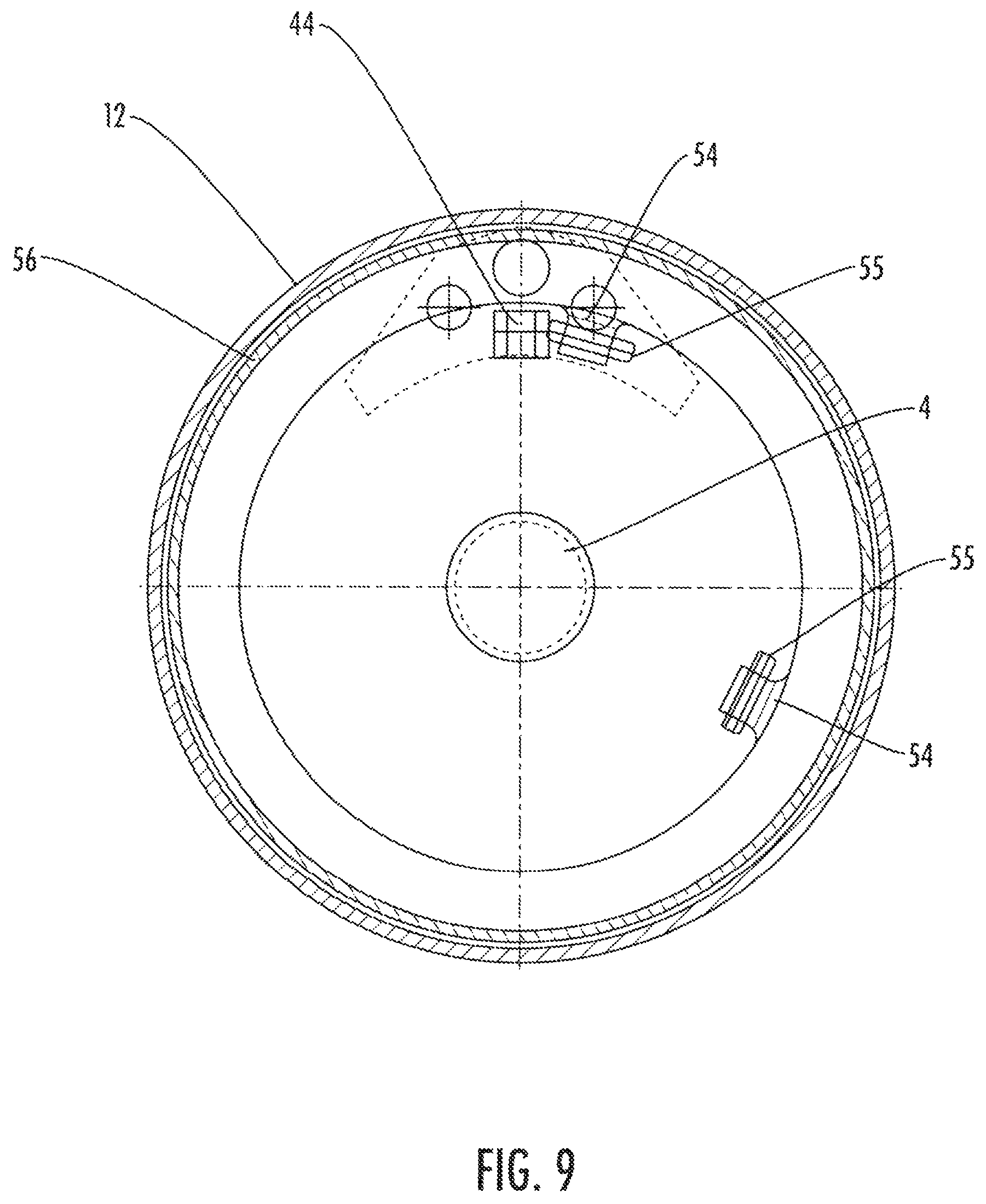 Patent US11781625 Figure 8 – Single-use non-jamming stop module for rotary drive actuator