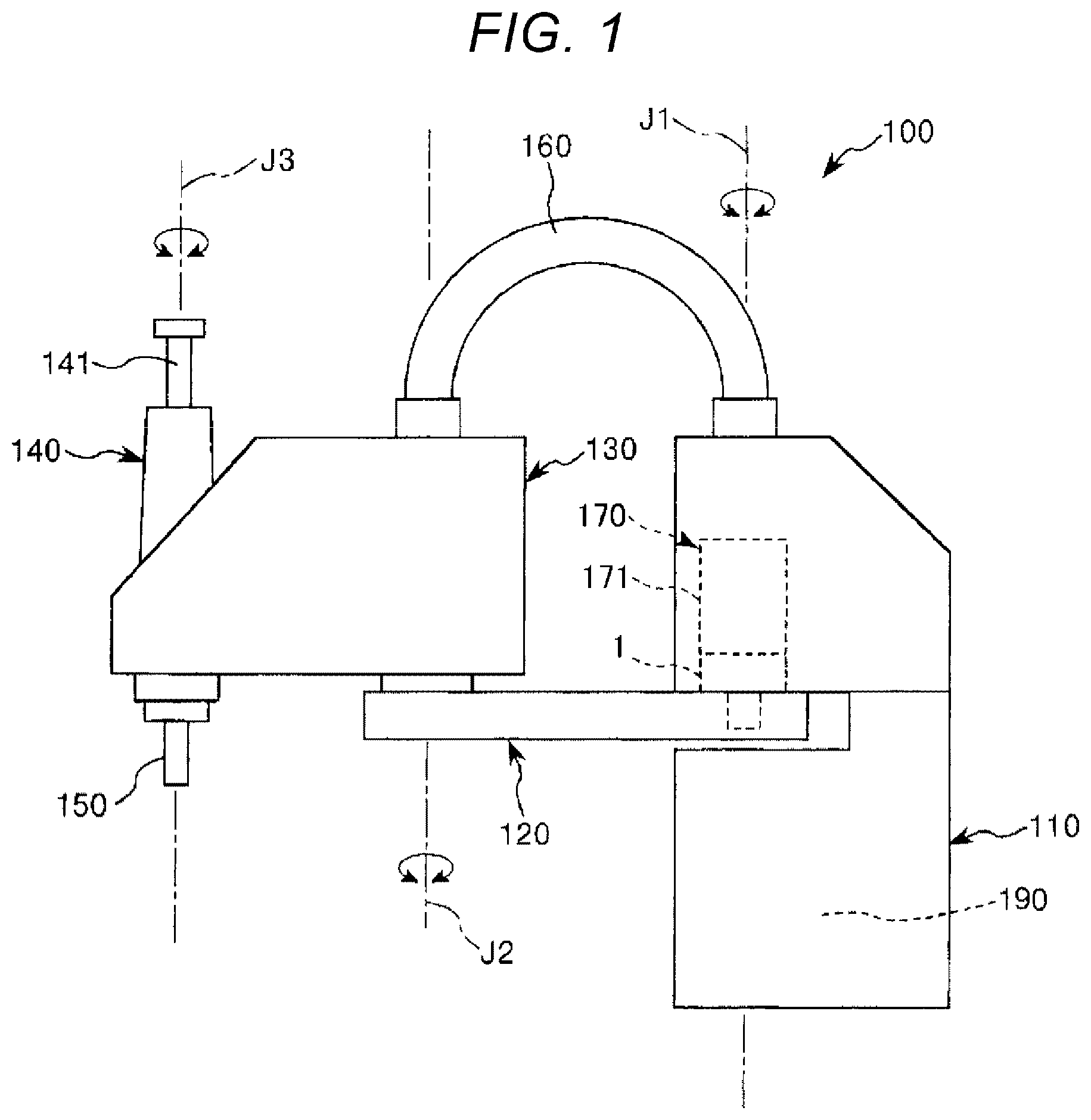 Patent US11781632 Figure 1 – Gear device and robot