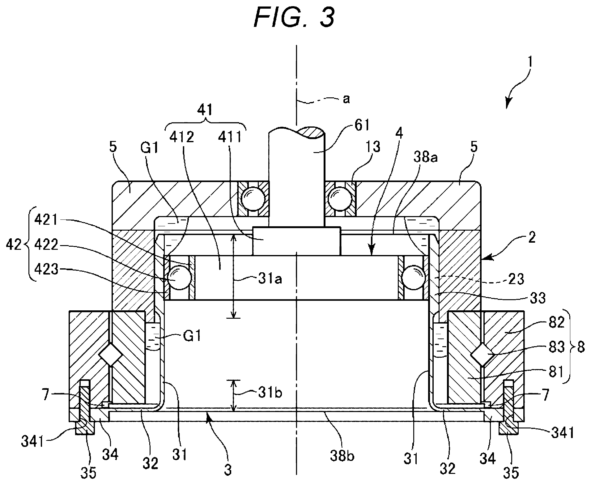 Patent US11781632 Figure 3 – Gear device and robot