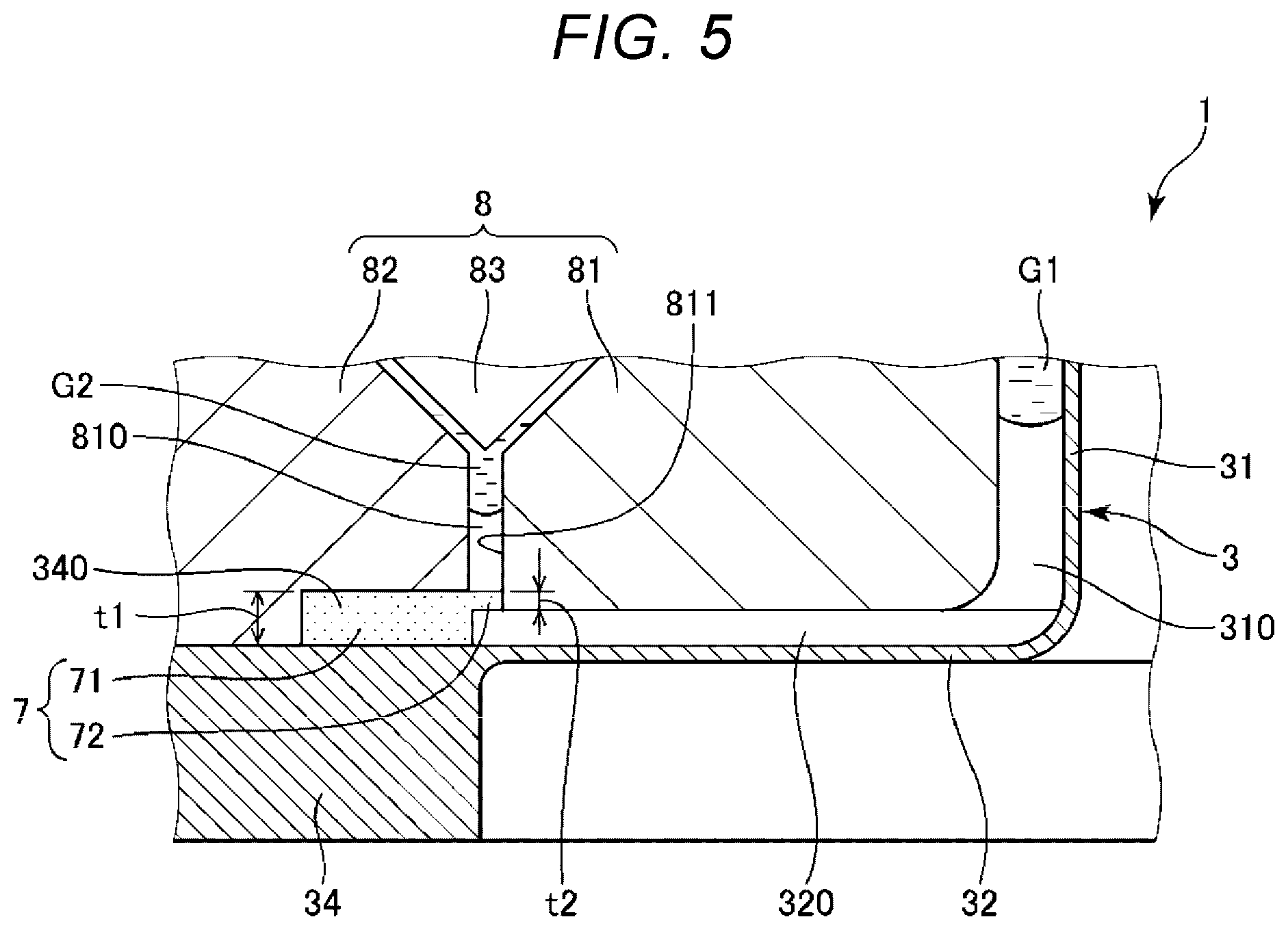 Patent US11781632 Figure 5 – Gear device and robot