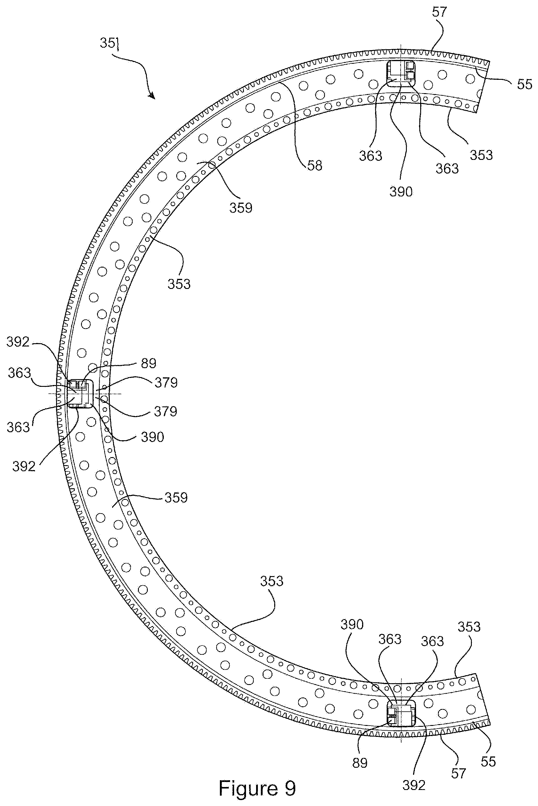 Patent US11781634 Figure 5 – Girth gear