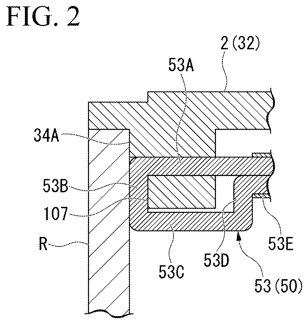 Patent US11781637 Figure 2 – Transmission with falling-off prevention feature