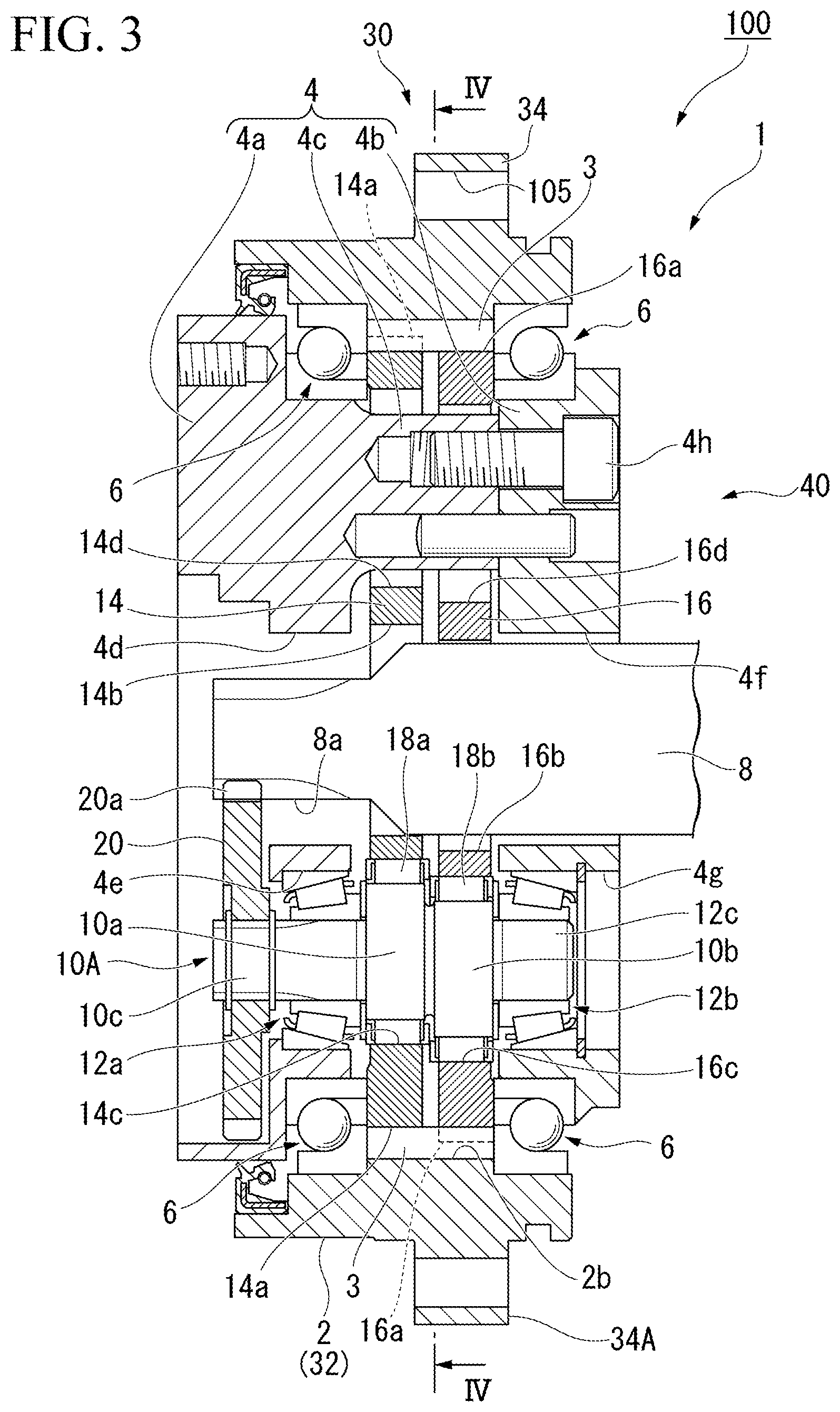 Patent US11781637 Figure 3 – Transmission with falling-off prevention feature