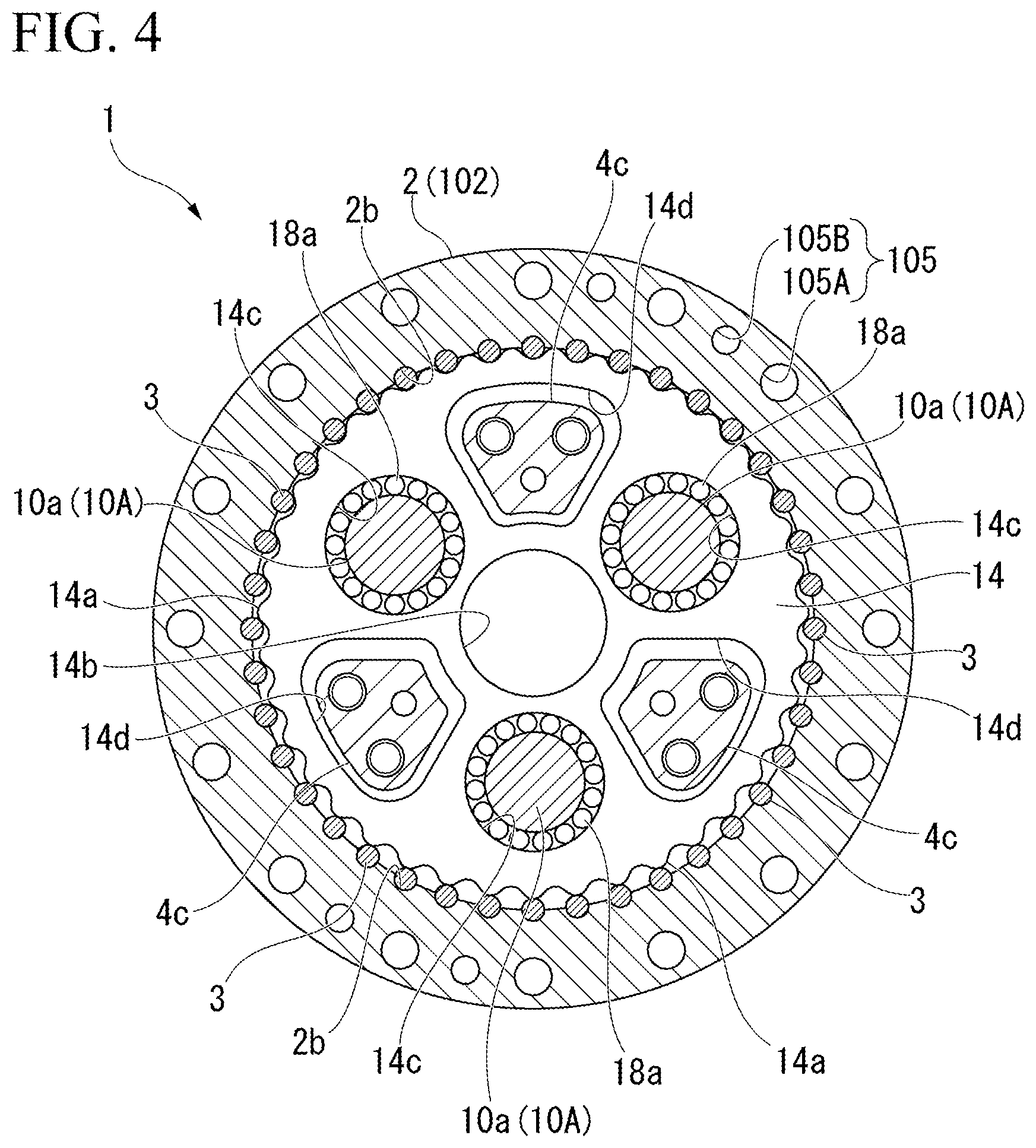 Patent US11781637 Figure 4 – Transmission with falling-off prevention feature
