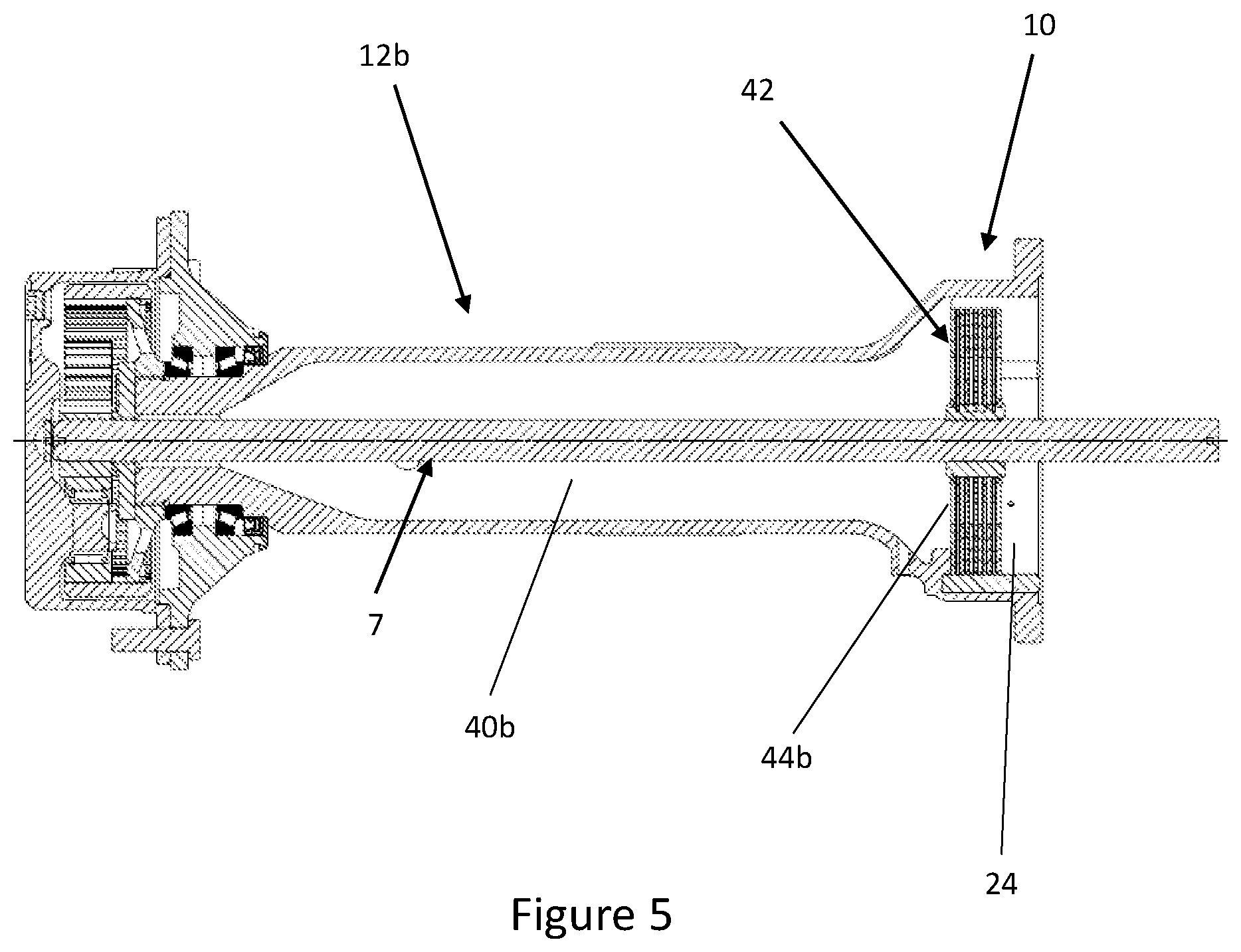 Patent US11781638 Figure 4 – Axle assembly