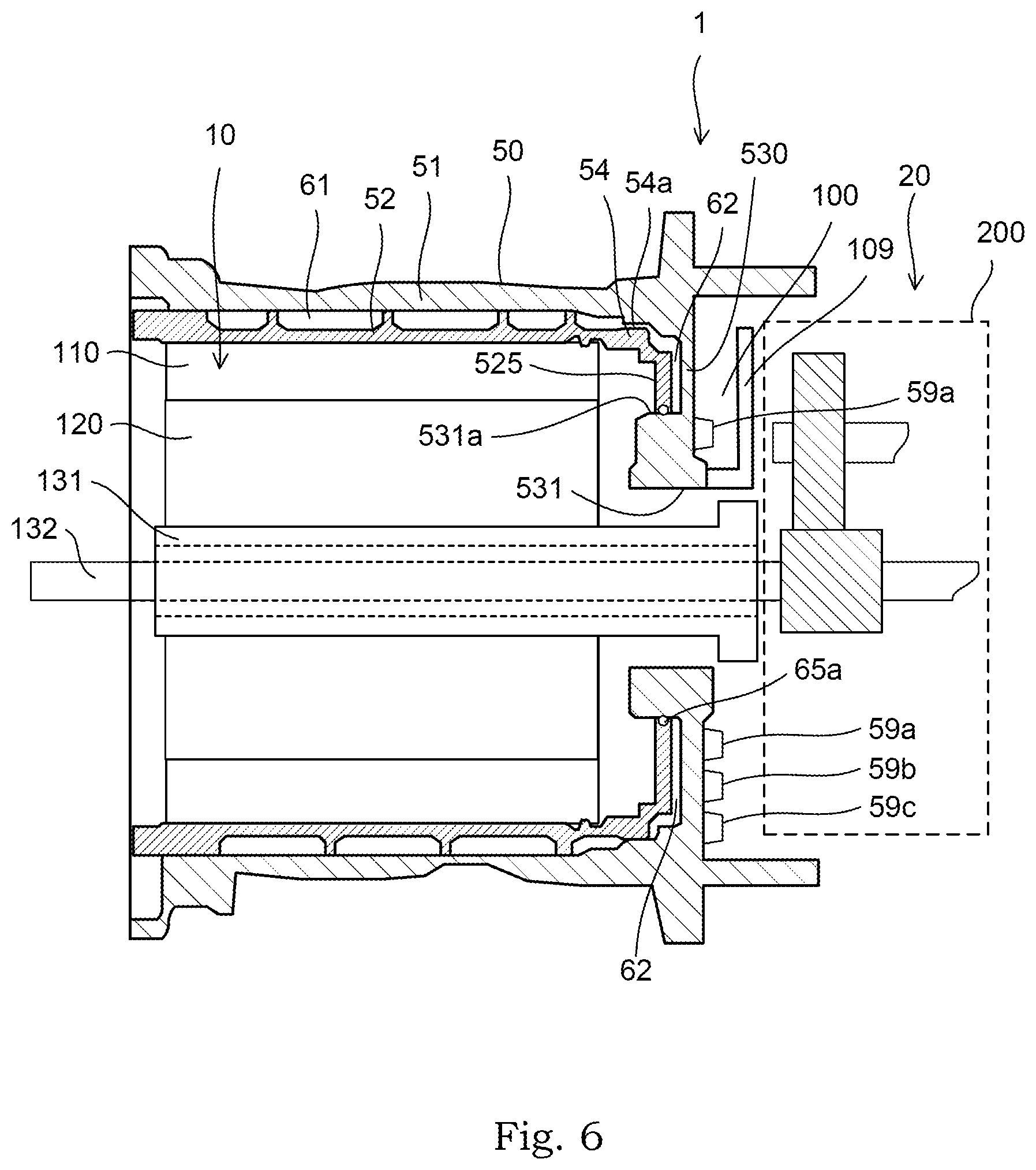 Patent US11781640 Figure 6 – Drive device