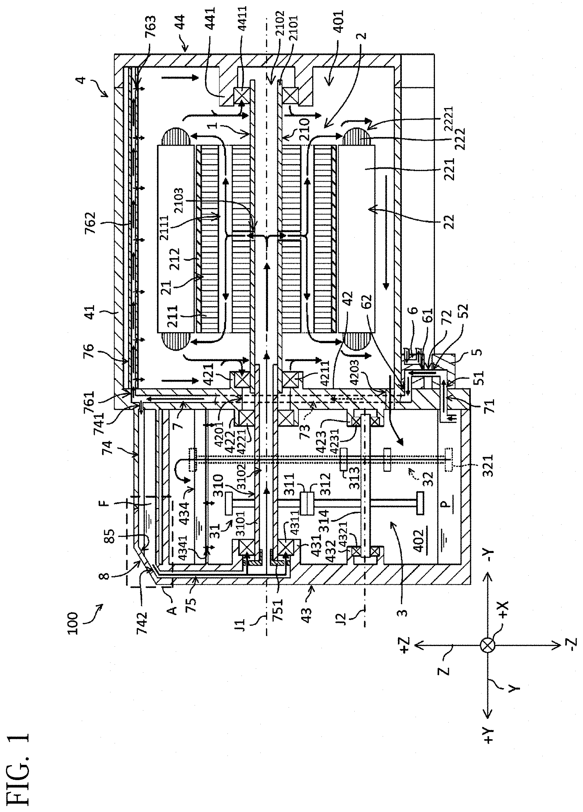 Patent US11781643 Figure 1 – Drive device