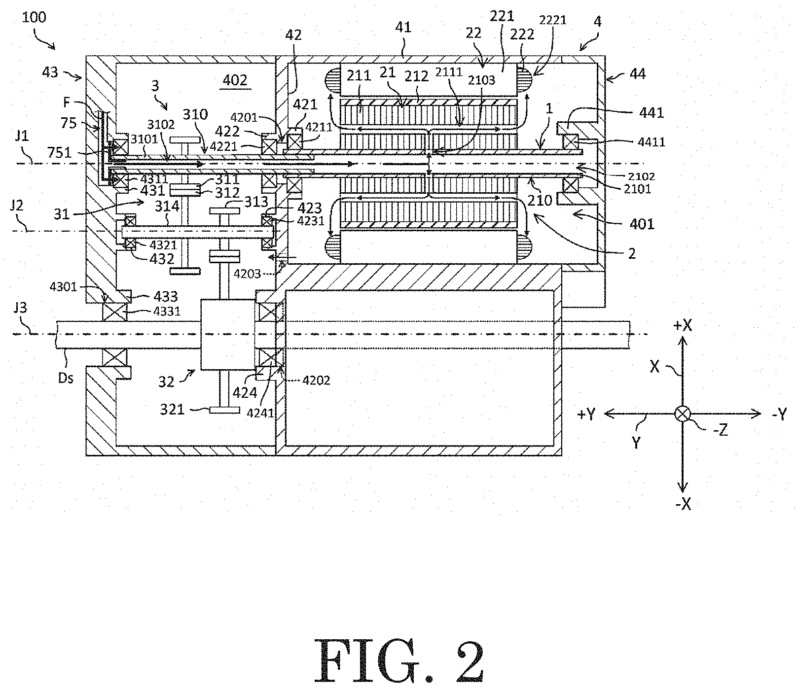 Patent US11781643 Figure 2 – Drive device