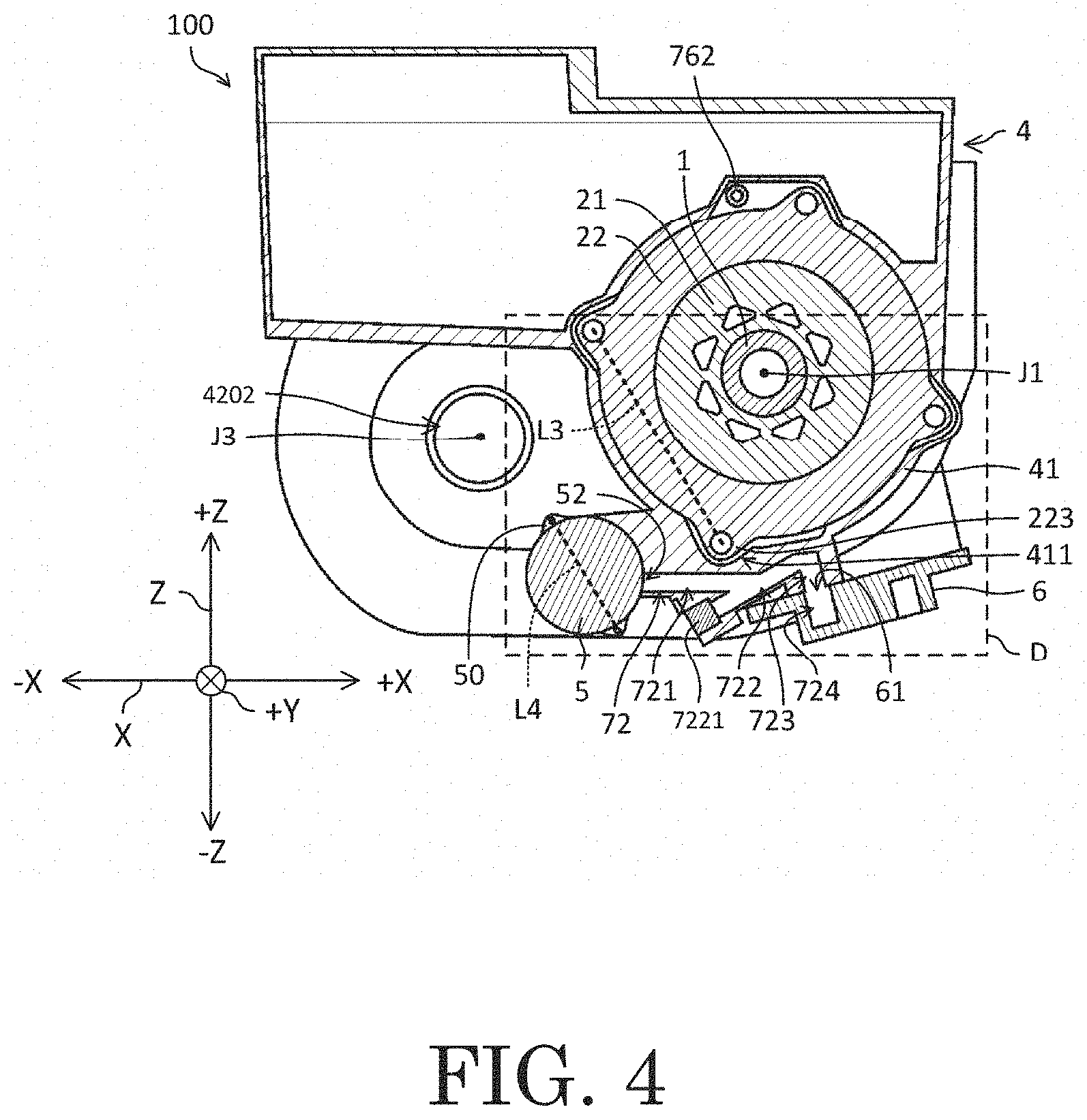 Patent US11781643 Figure 4 – Drive device