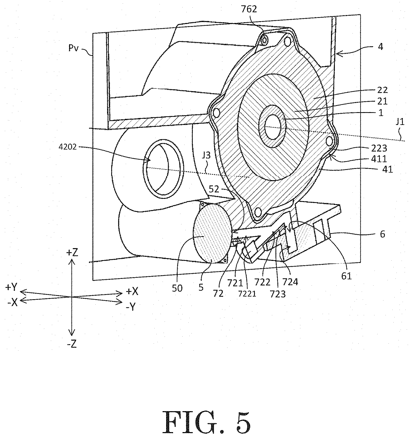 Patent US11781643 Figure 5 – Drive device