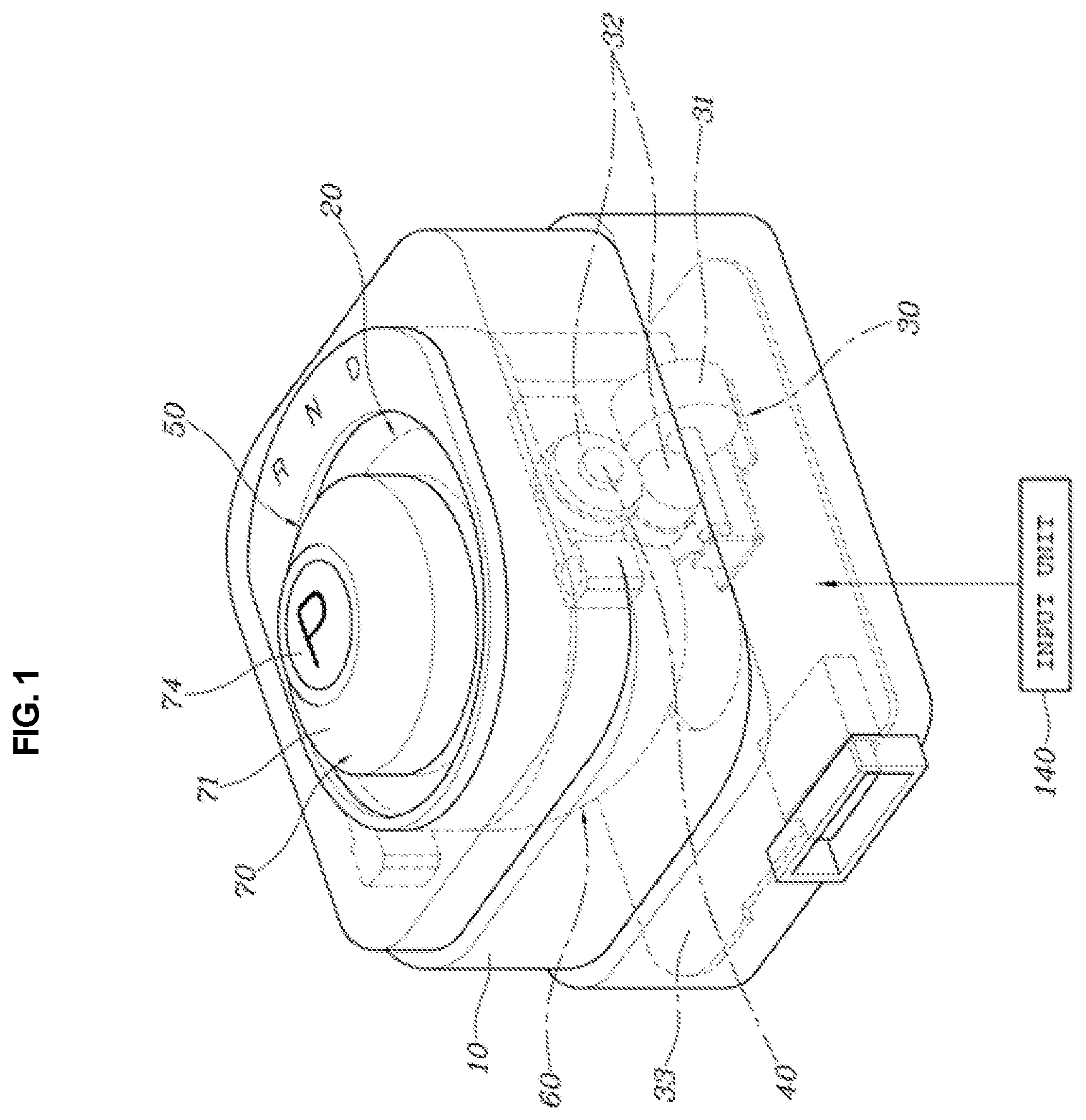 Patent US11781646 Figure 1 – Sphere-type shift control apparatus for electronic transmission system