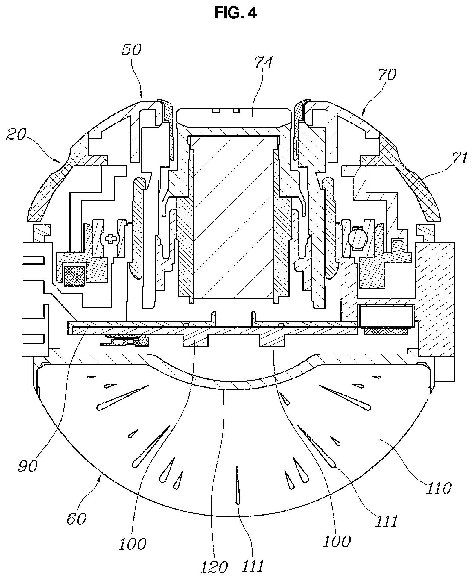 Patent US11781646 Figure 4 – Sphere-type shift control apparatus for electronic transmission system