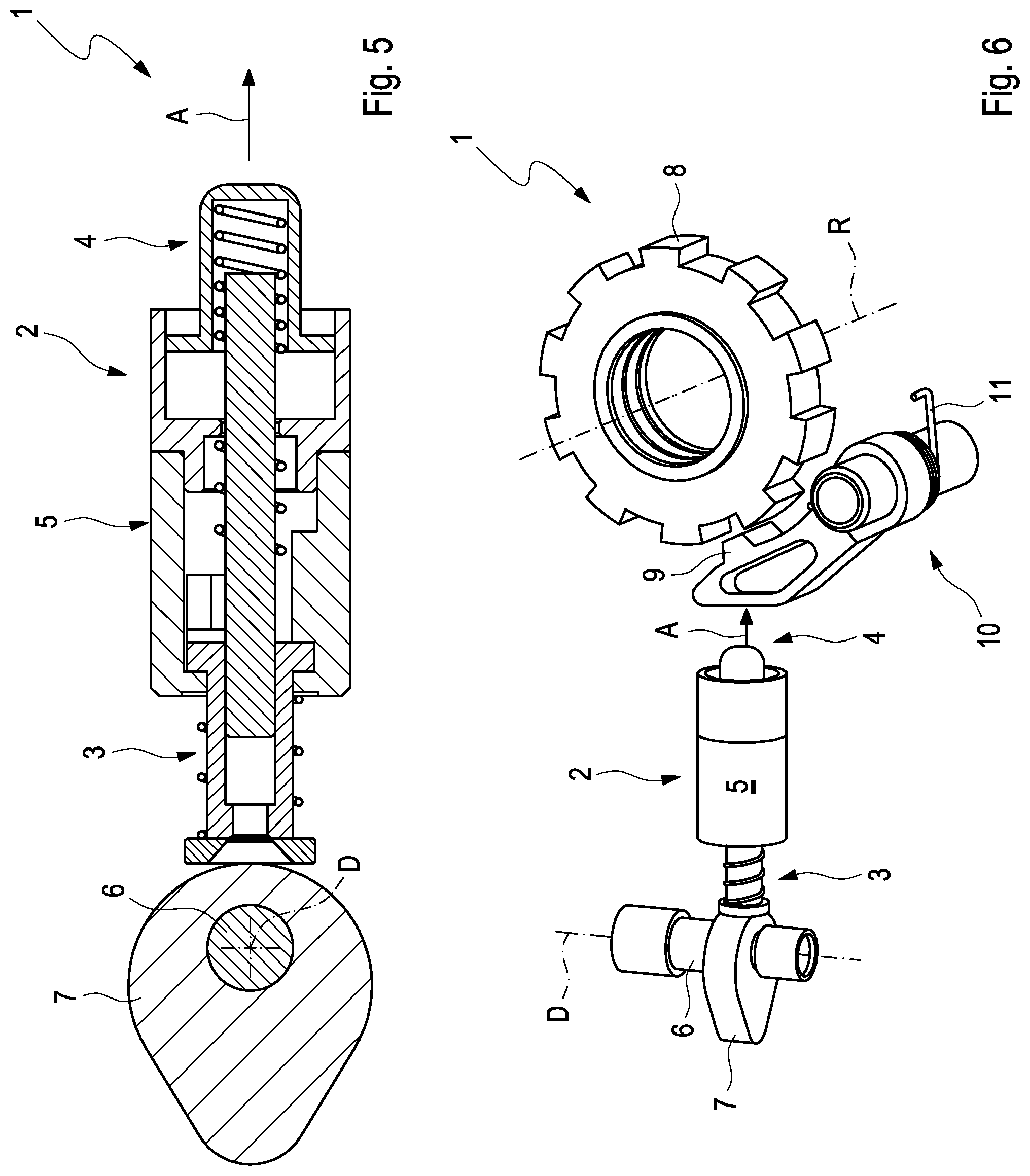 Patent US11781648 Figure 3 – Parking lock for a transmission of an electric or hybrid vehicle