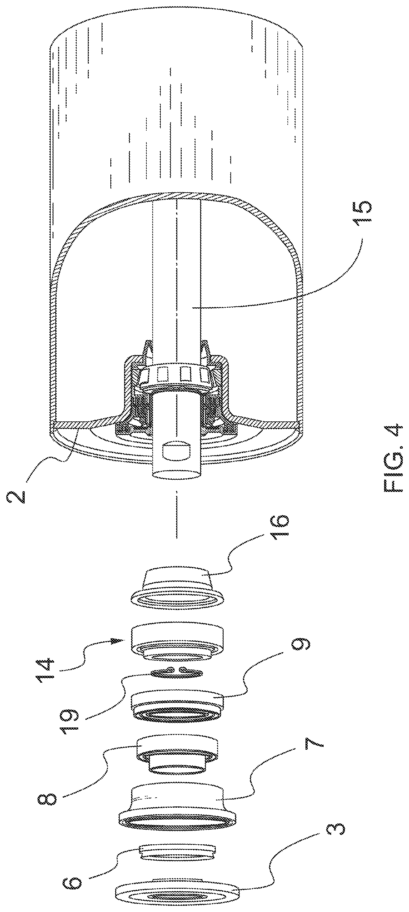 Patent US11781649 Figure 4 – External material intrusion-proof sealing system for rollers used in conveyor belts for bulk materials