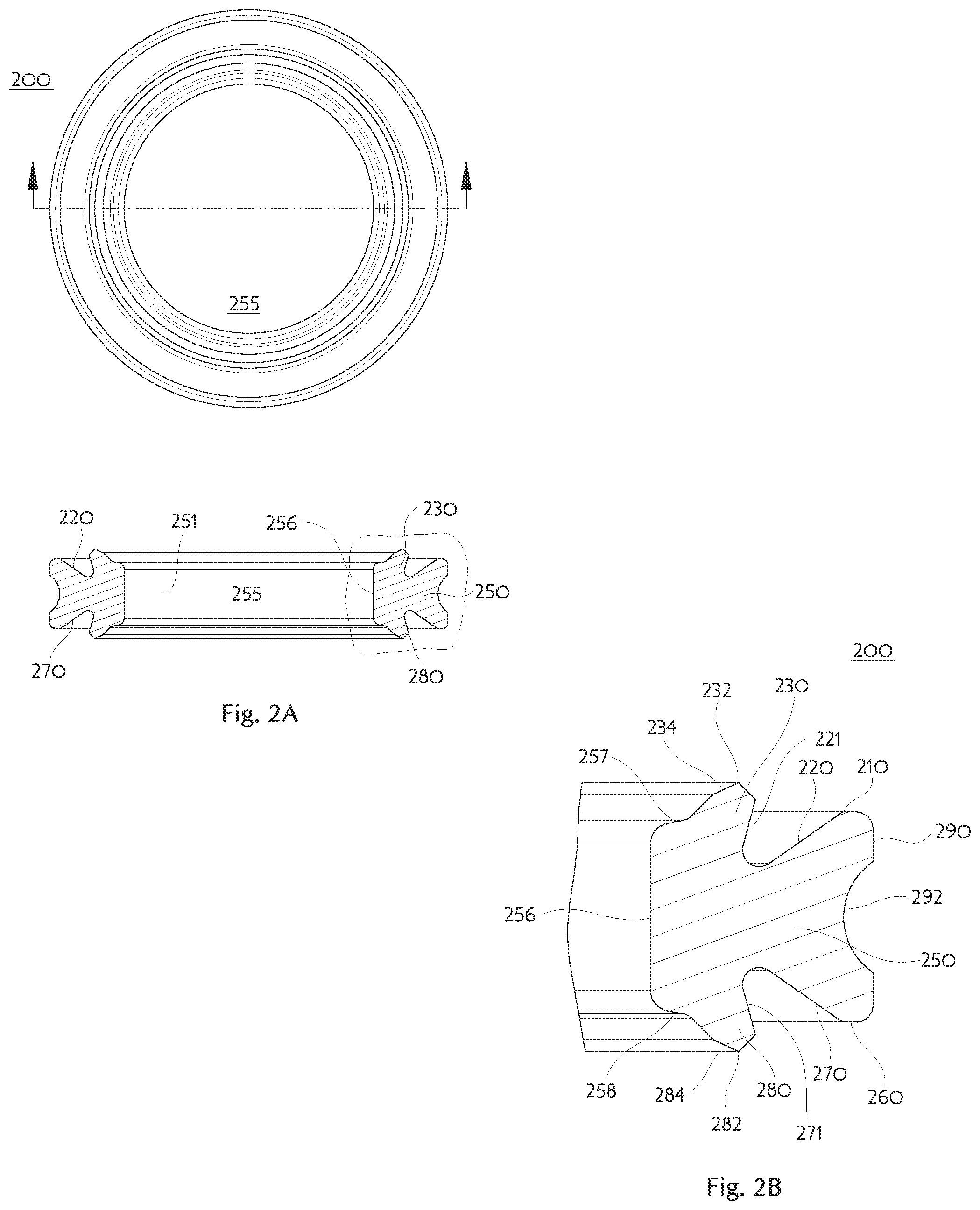 Patent US11781651 Figure 2 – Ultra-seal gasket for joining high purity fluid pathways
