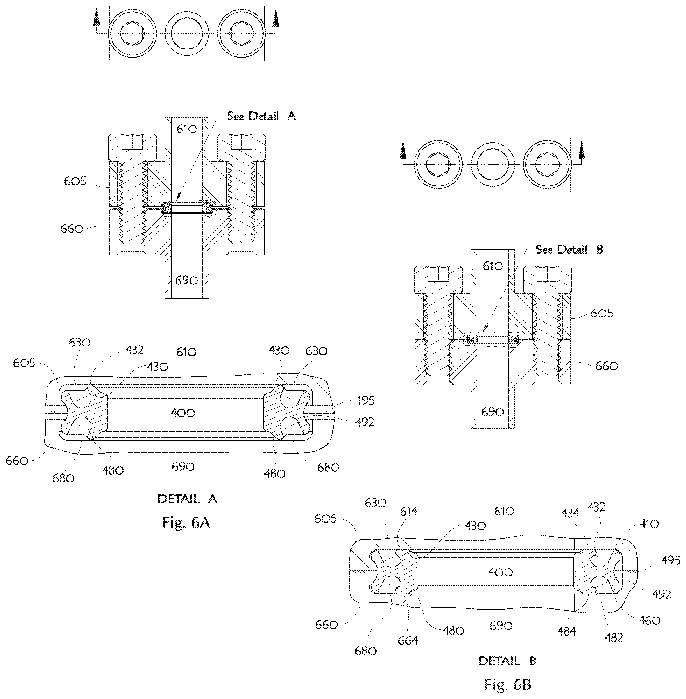 Patent US11781651 Figure 6 – Ultra-seal gasket for joining high purity fluid pathways