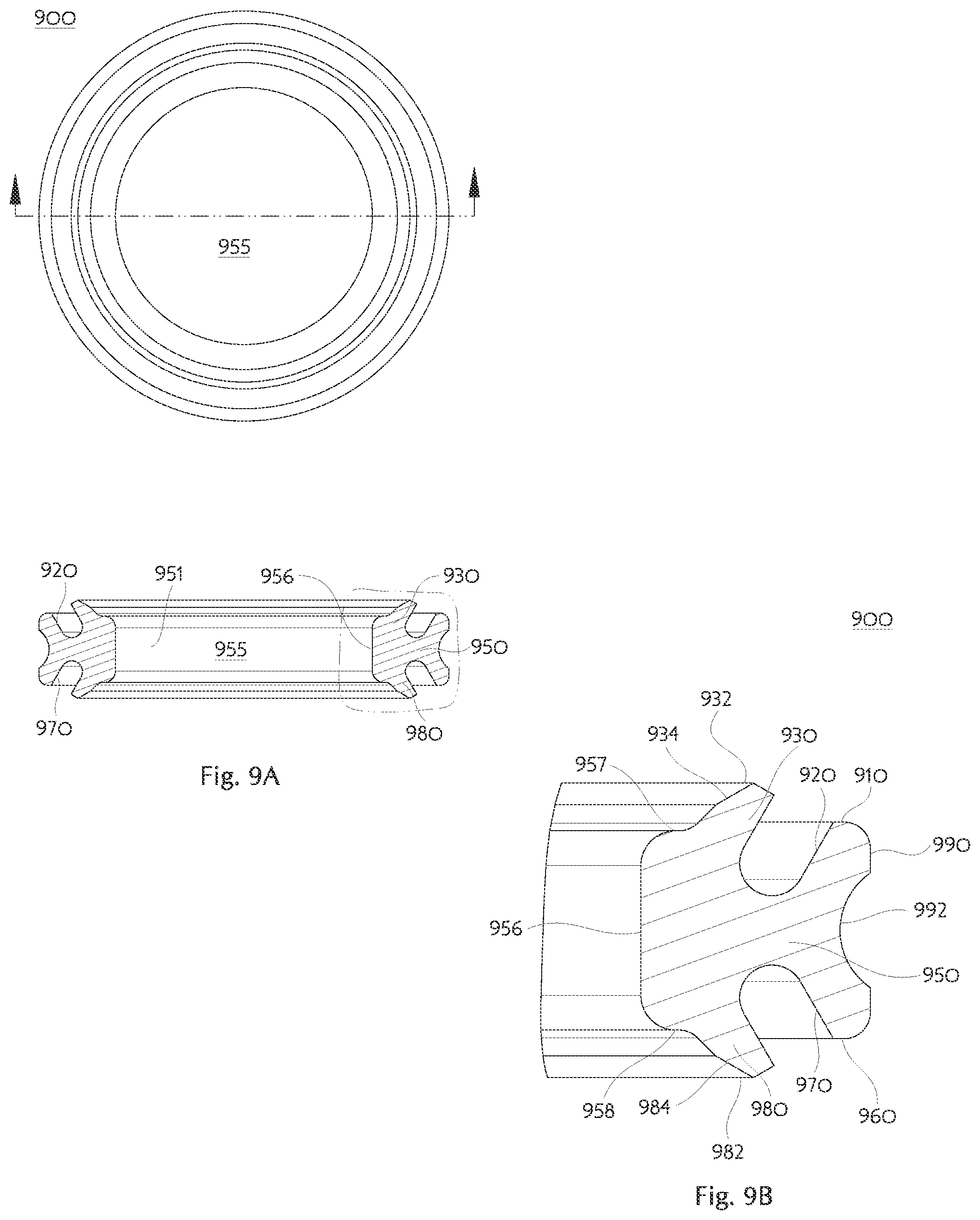 Patent US11781651 Figure 9 – Ultra-seal gasket for joining high purity fluid pathways