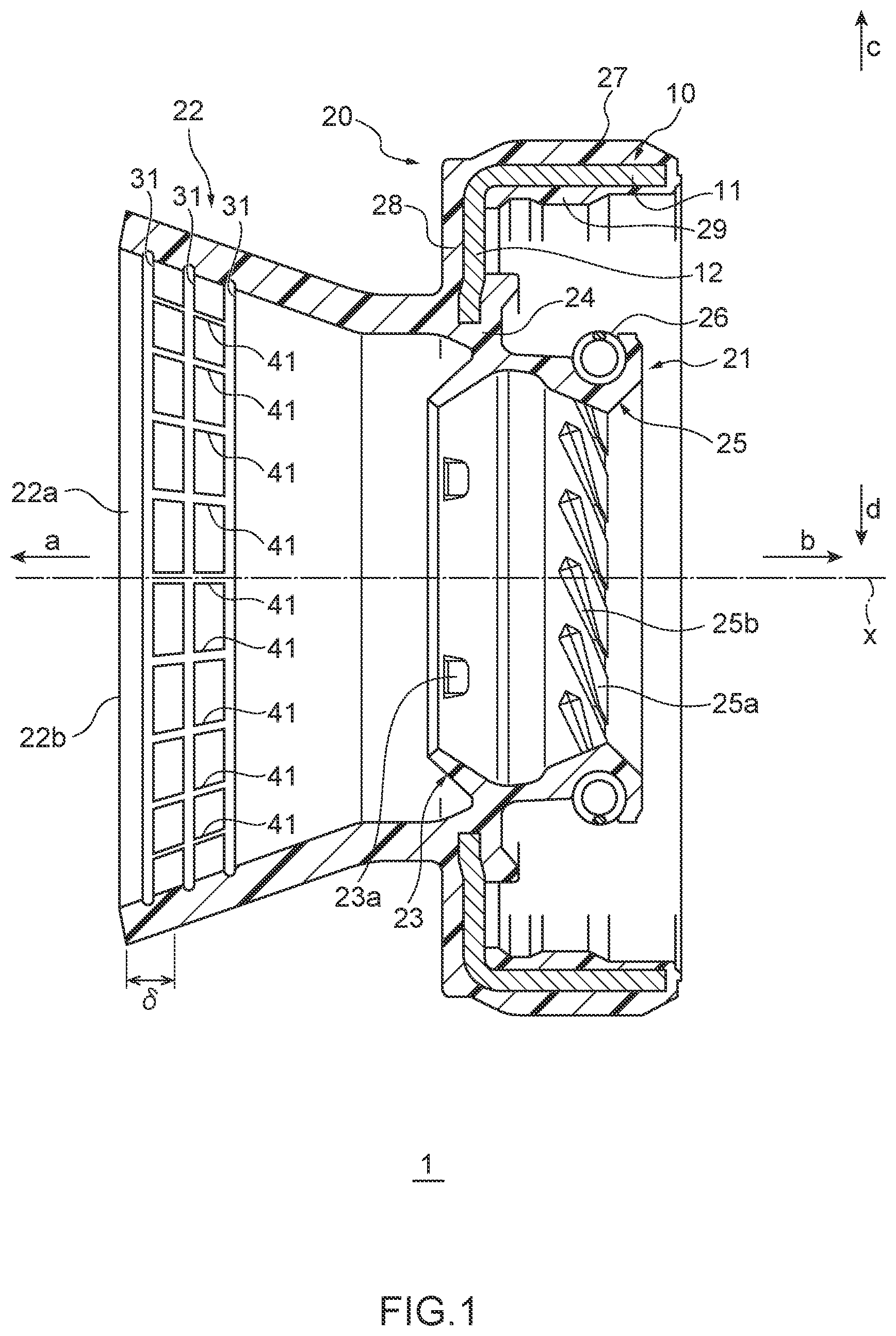 Patent US11781653 Figure 1 – Sealing device