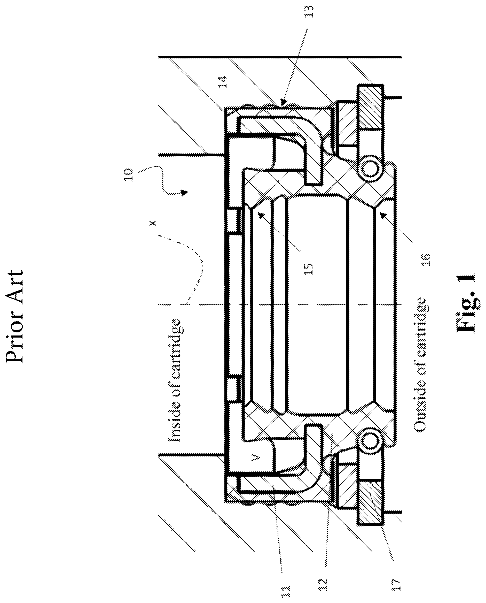 Patent US11781654 Figure 1 – Sealing device for bicycle or motorcycle suspensions