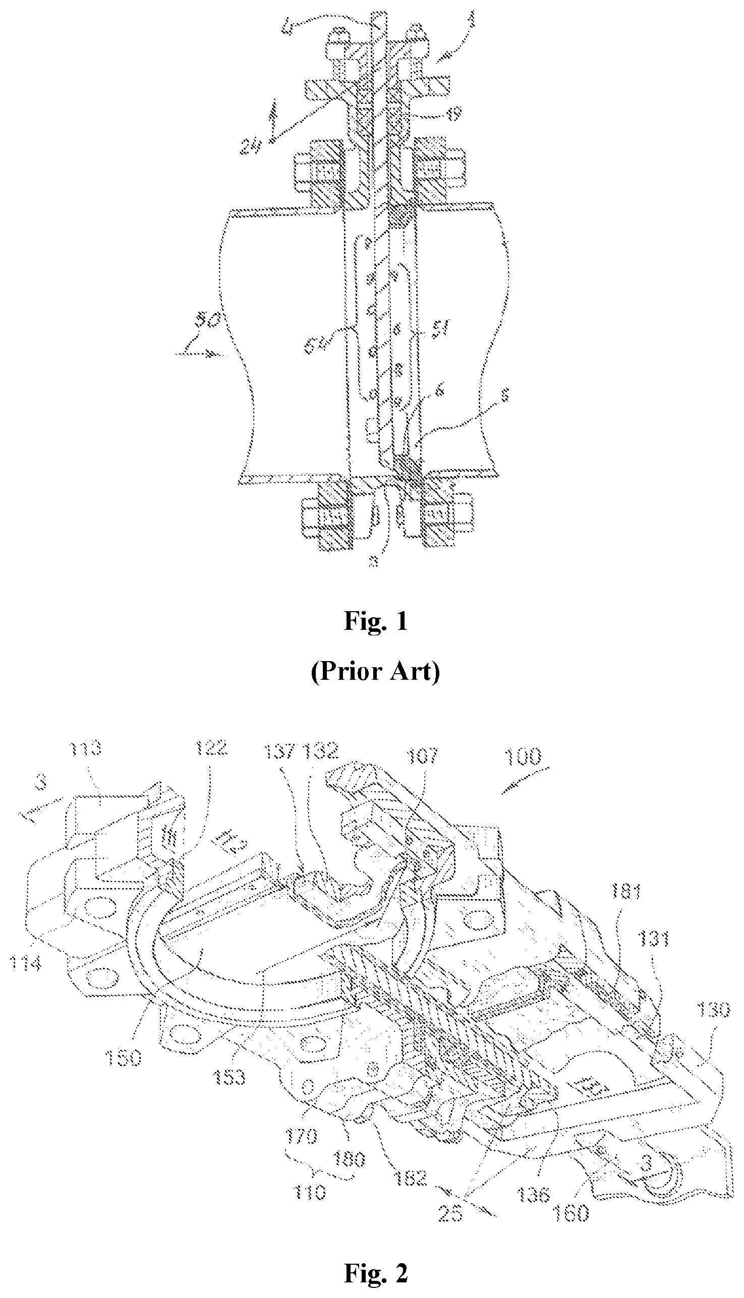 Patent US11781656 Figure 1 – Knife gate valve