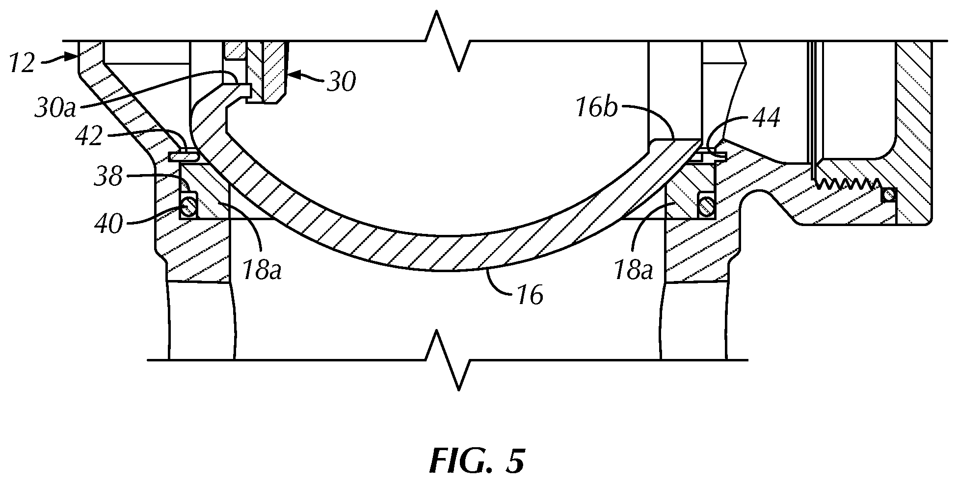 Patent US11781658 Figure 5 – Ball valve assembly