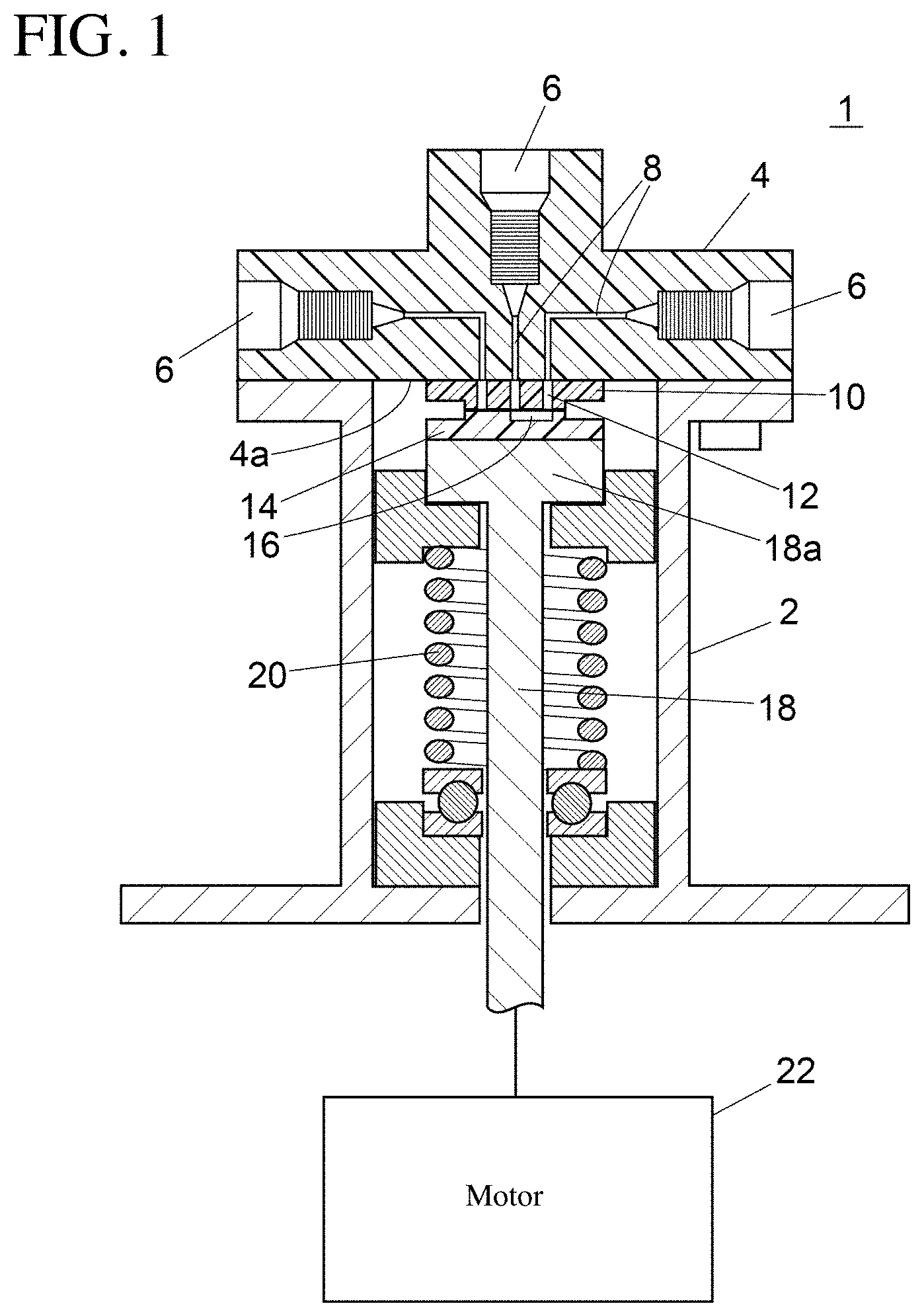 Patent US11781660 Figure 1 – Multiport valve for water quality analyzer