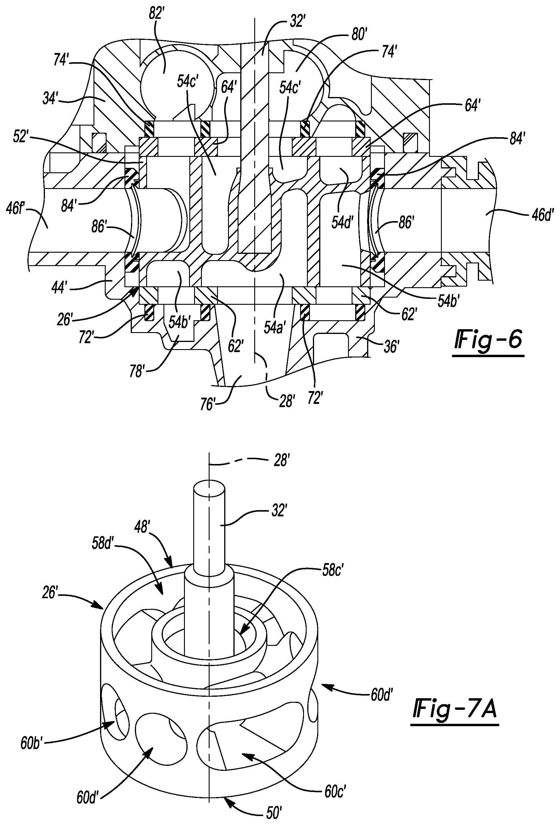 Patent US11781662 Figure 6 – Multi-port rotary actuated valve assembly