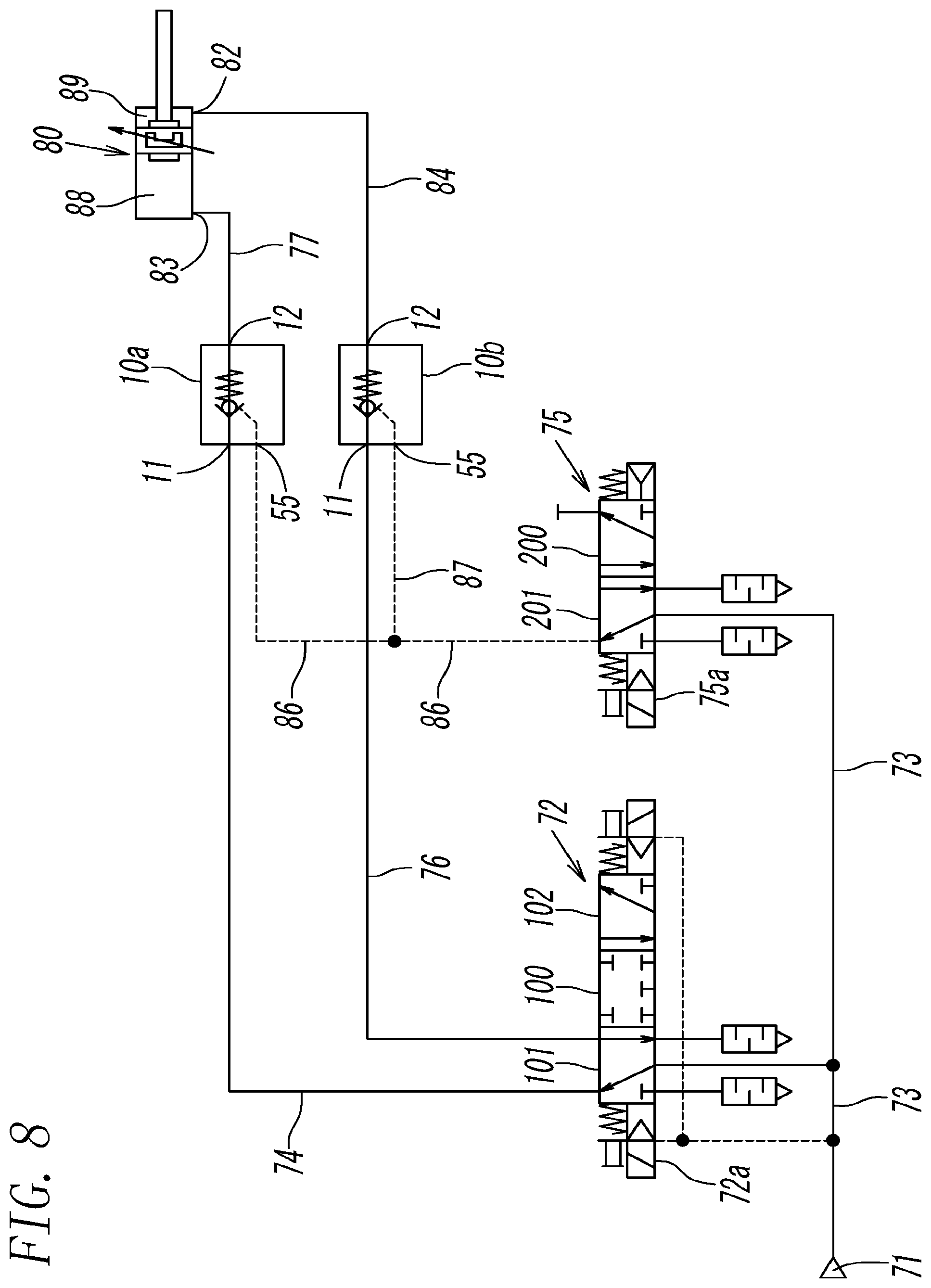 Patent US11781663 Figure 8 – Pilot check valve