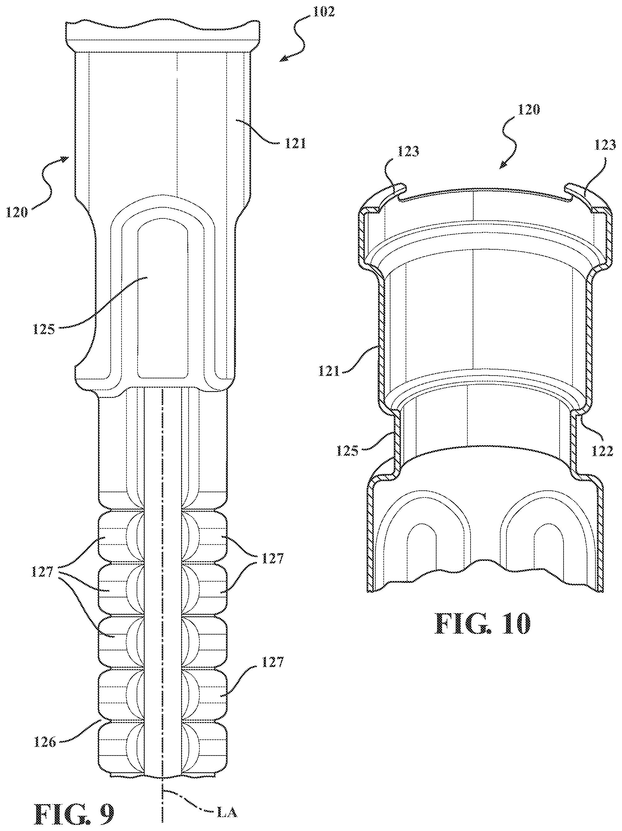 Patent US11781665 Figure 9 – Faucet with integrated valve