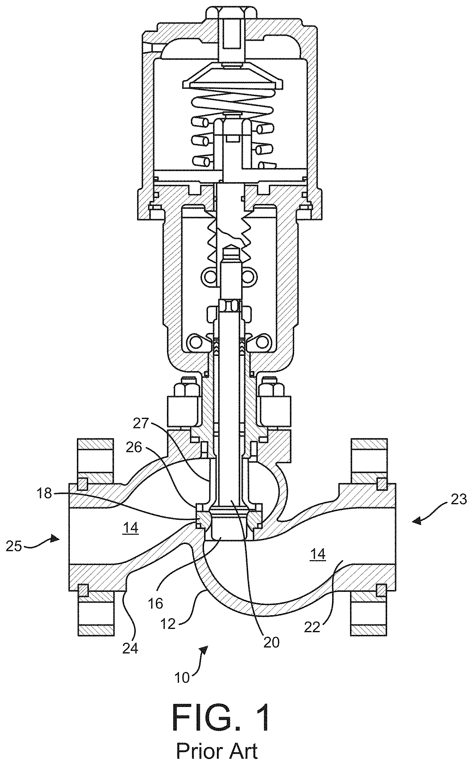 Patent US11781666 — Control valve — Figure 1