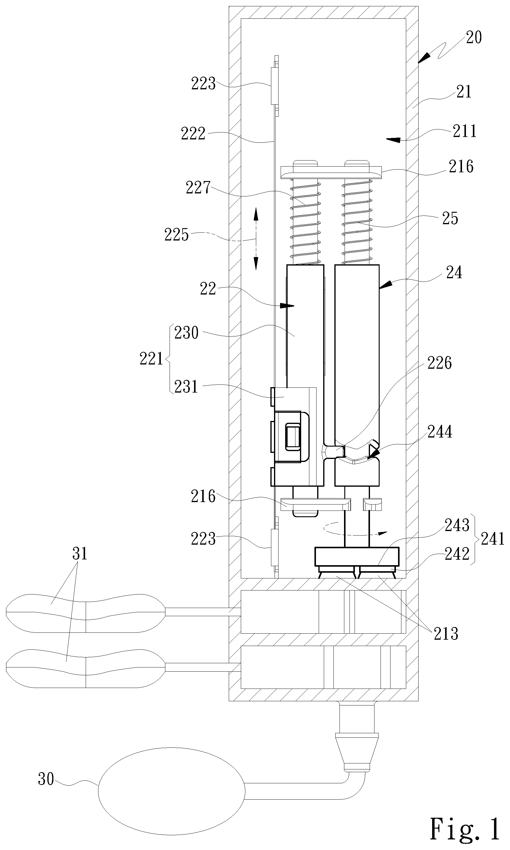 Patent US11781669 Figure 1 – Air valve