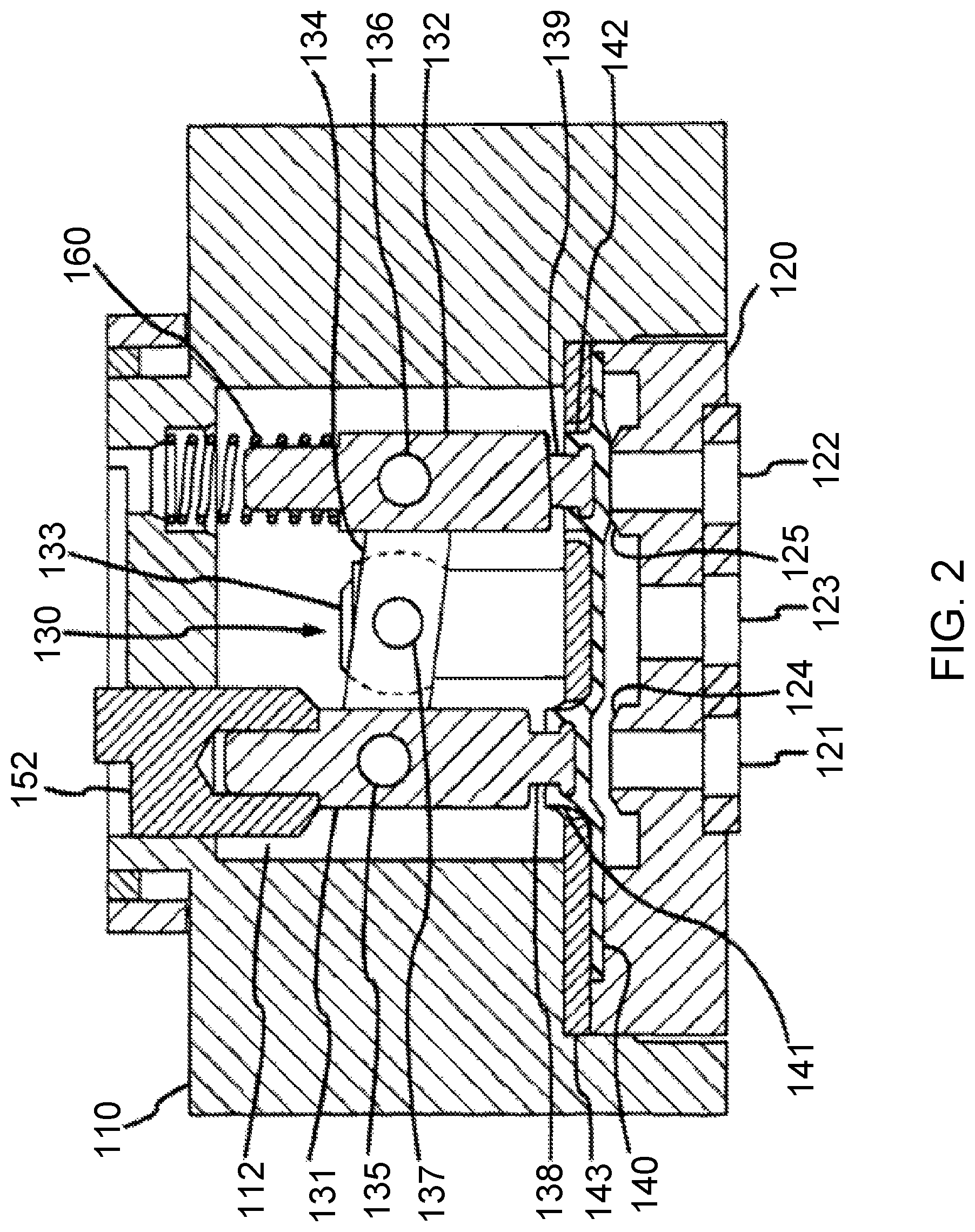 Patent US11781670 Figure 2 – Rocker valve with rocker valve mechanism