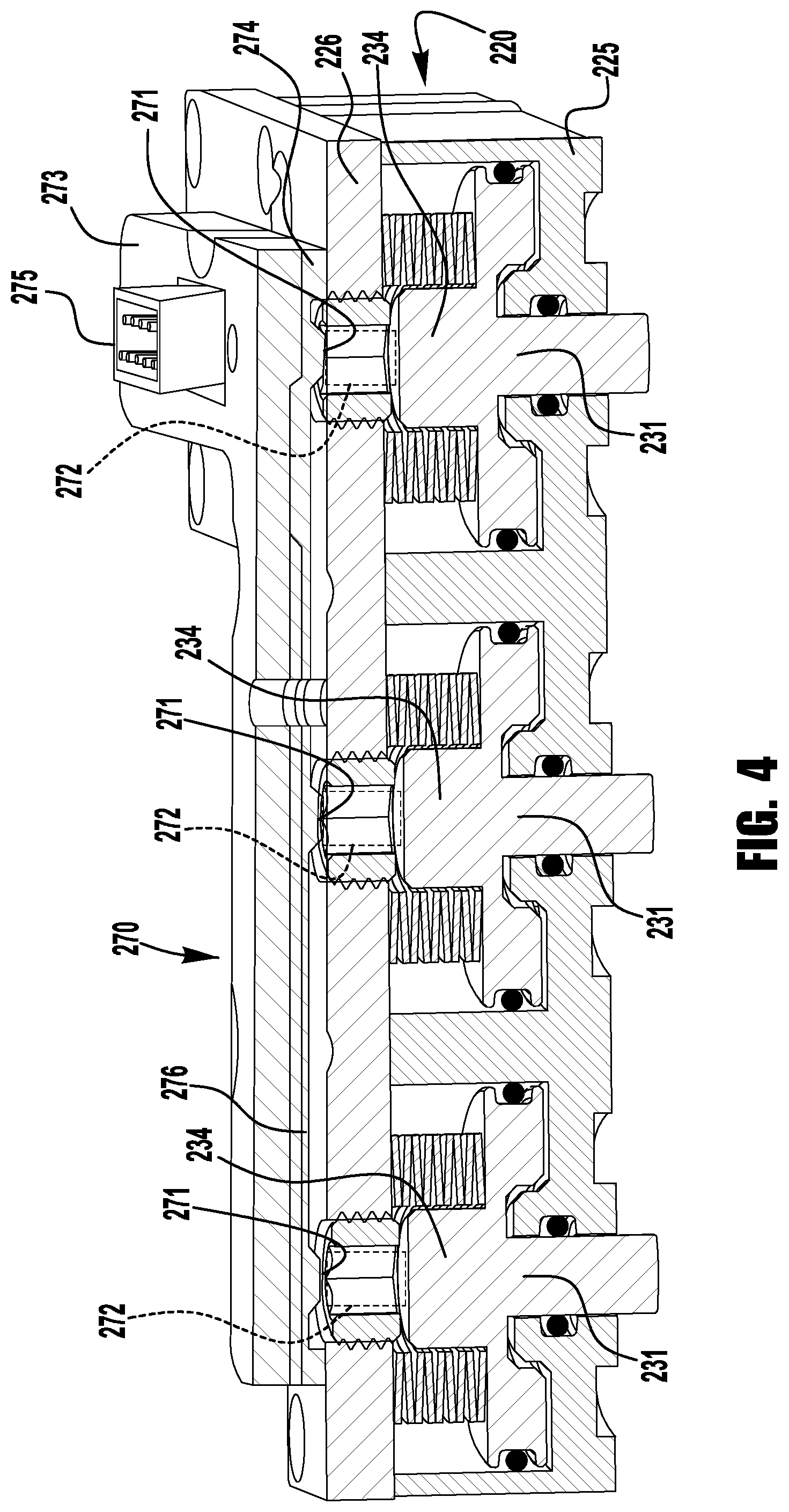 Patent US11781671 Figure 4 – Valve manifold arrangements for fluid distribution system