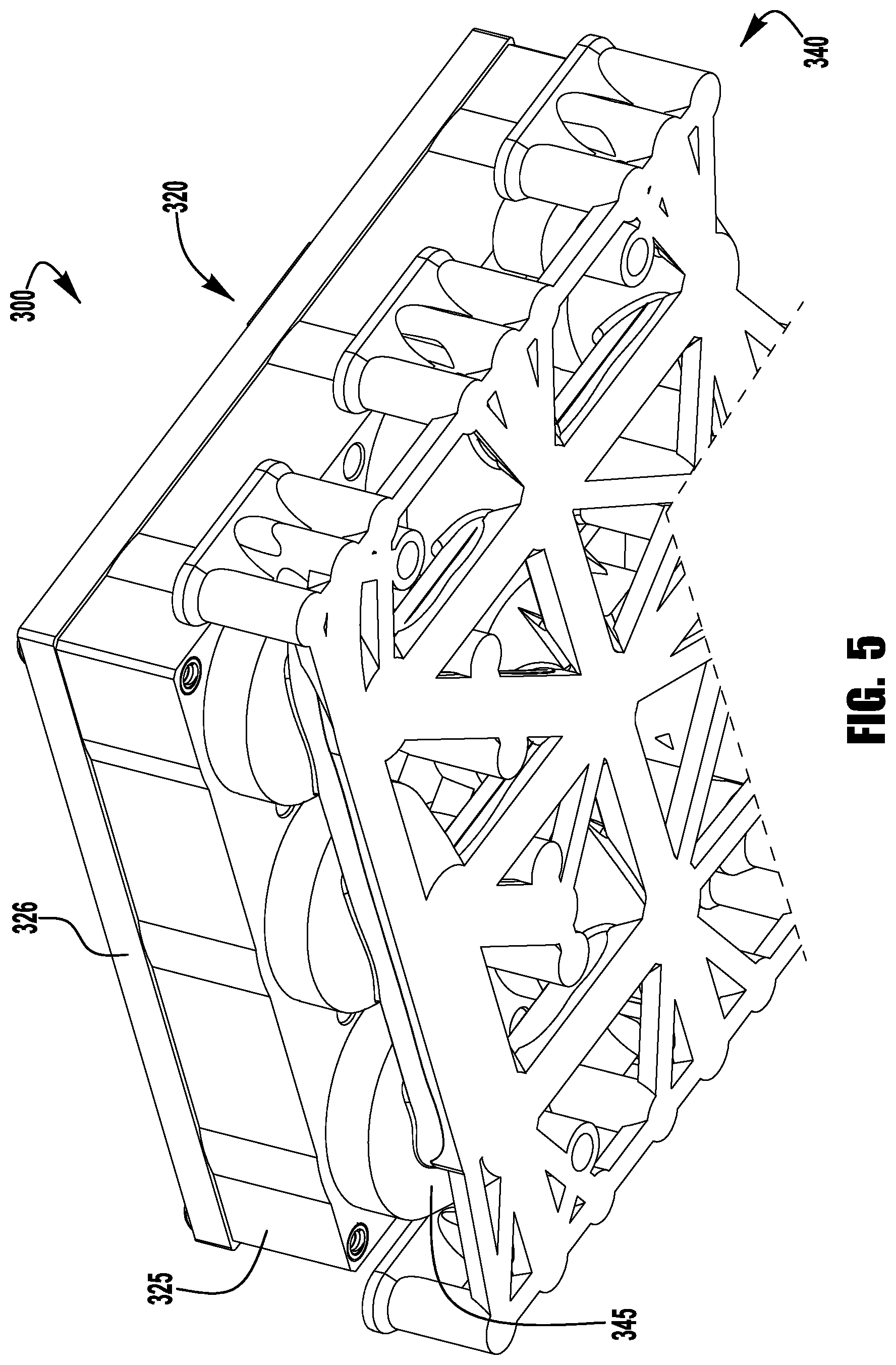 Patent US11781671 Figure 5 – Valve manifold arrangements for fluid distribution system