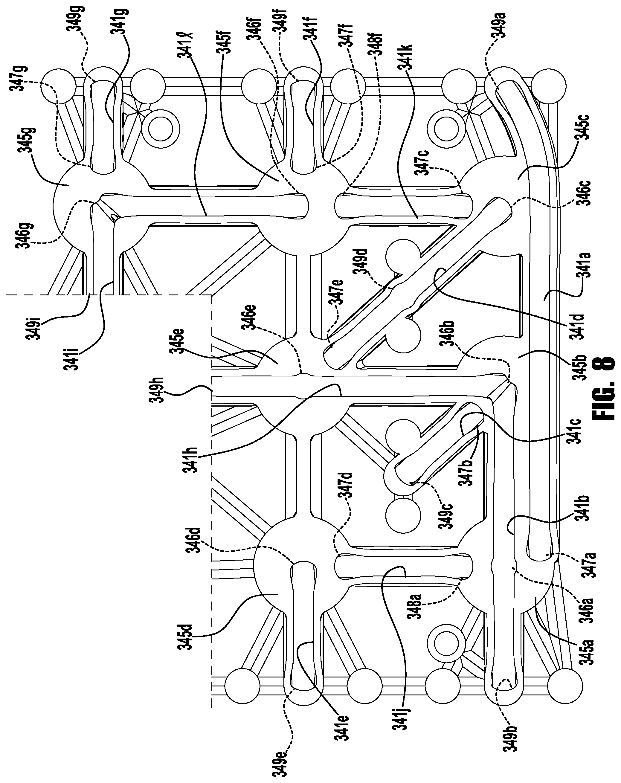Patent US11781671 Figure 9 – Valve manifold arrangements for fluid distribution system