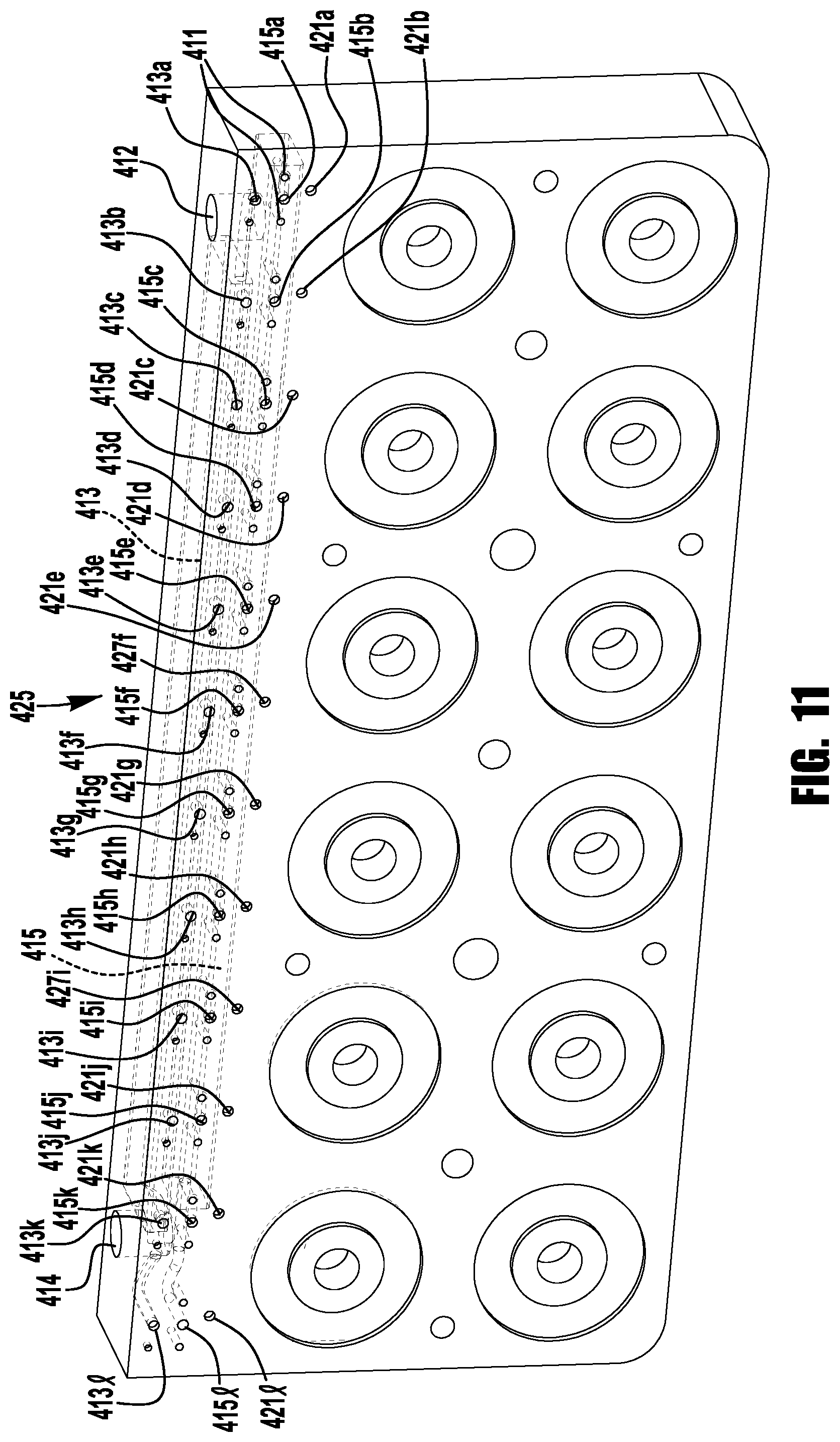 Patent US11781671 Figure 12 – Valve manifold arrangements for fluid distribution system