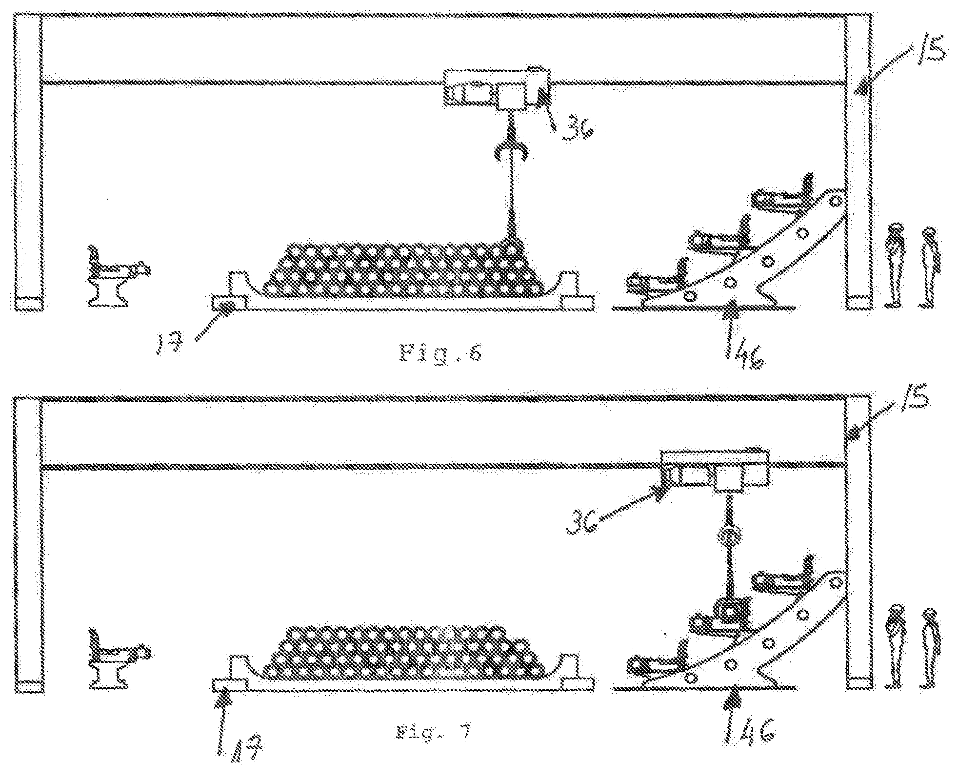 Patent US11781675 Figure 5 – Method for manufacture, assembly and continuous construction of pipe sections in a spoolbase with gradual movement