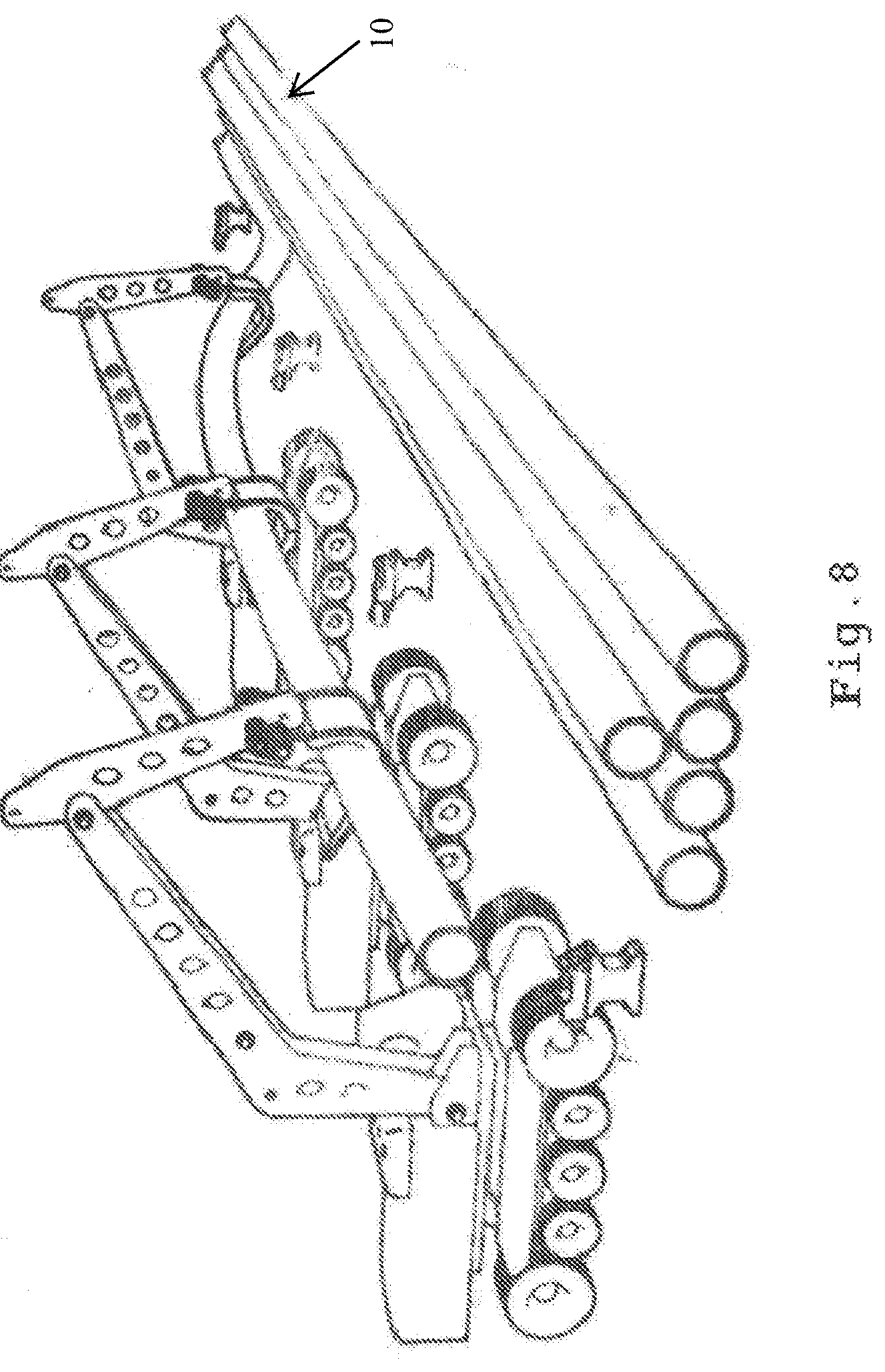 Patent US11781675 Figure 6 – Method for manufacture, assembly and continuous construction of pipe sections in a spoolbase with gradual movement