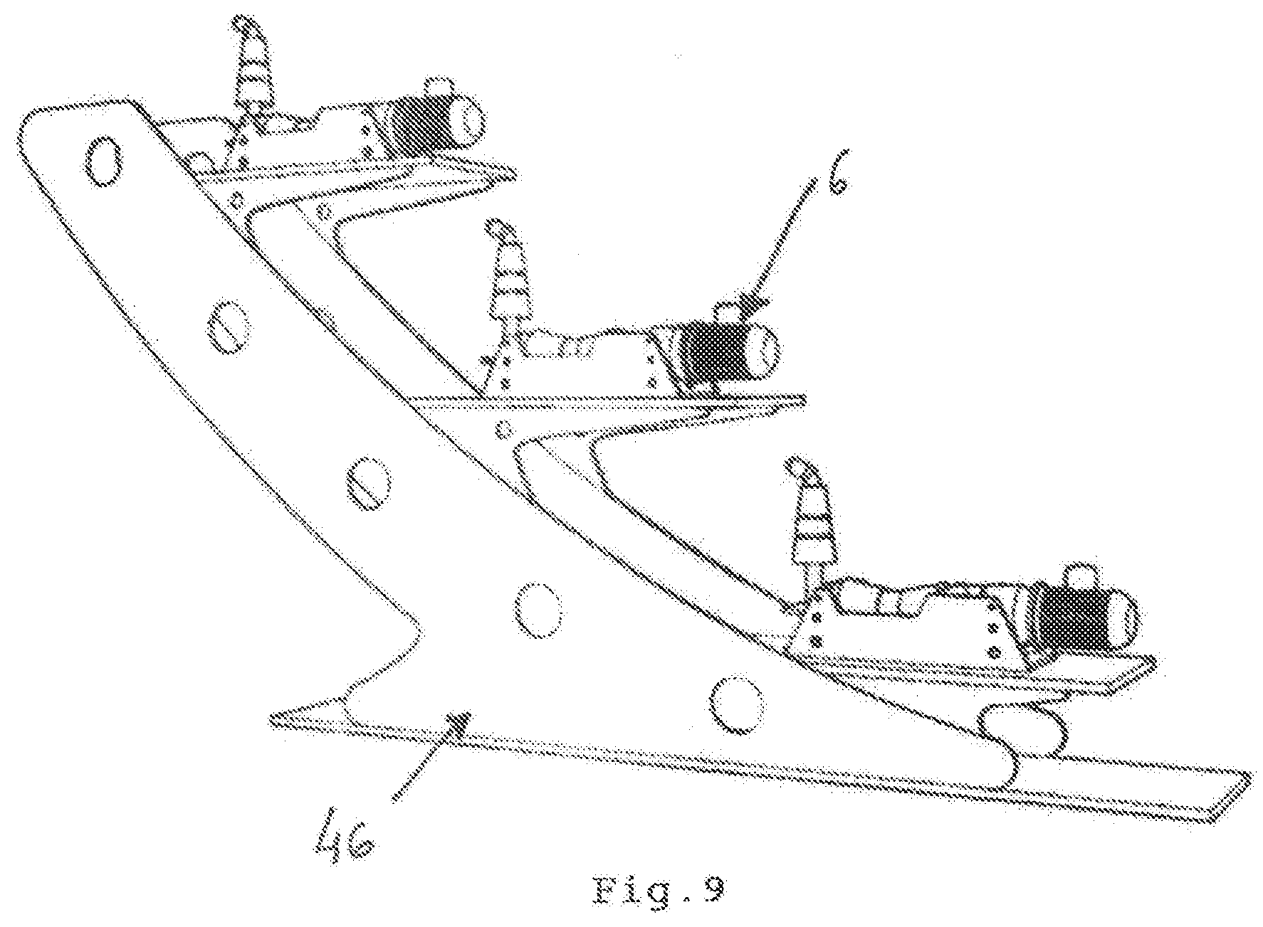 Patent US11781675 Figure 7 – Method for manufacture, assembly and continuous construction of pipe sections in a spoolbase with gradual movement