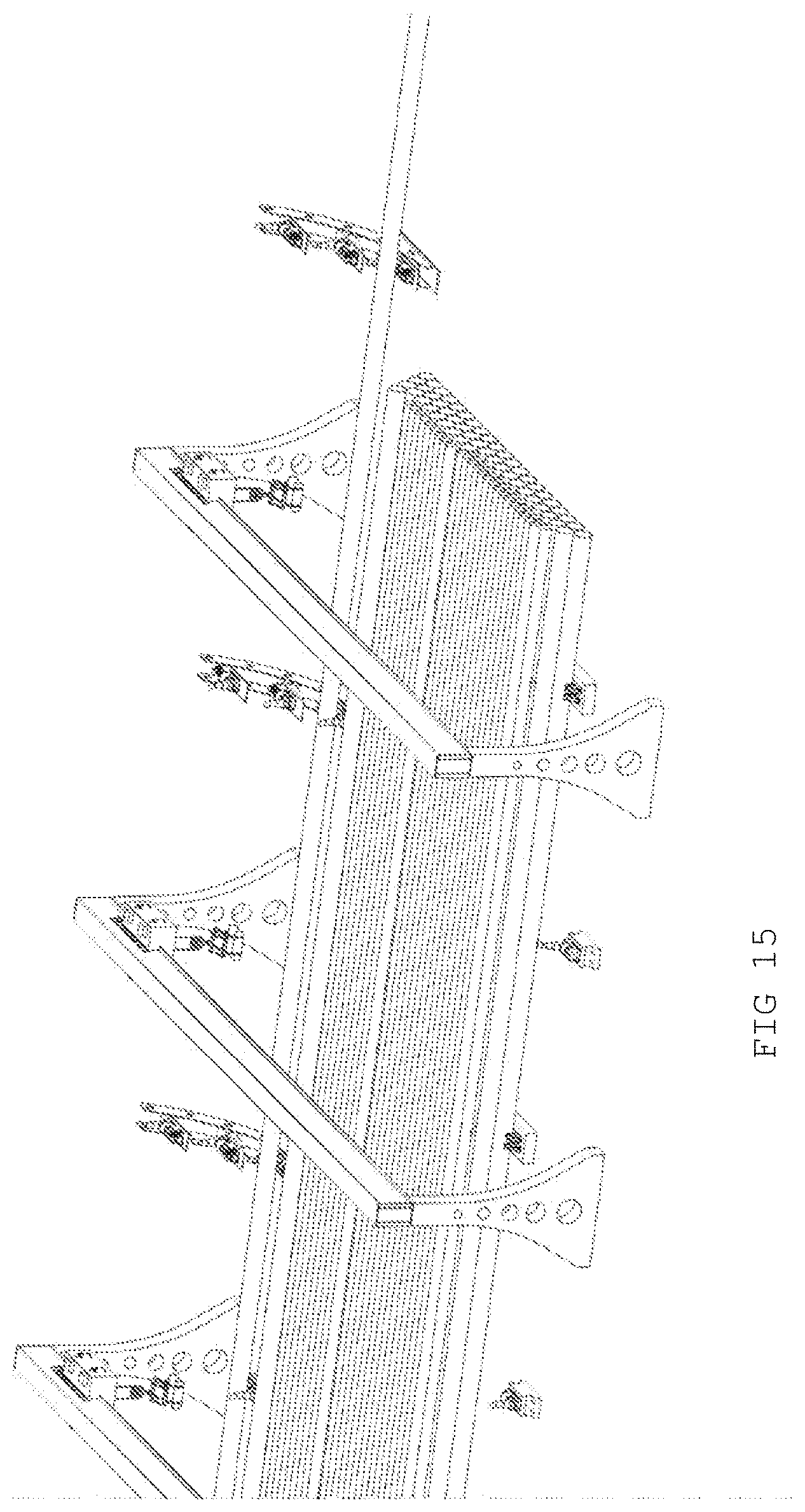 Patent US11781675 Figure 13 – Method for manufacture, assembly and continuous construction of pipe sections in a spoolbase with gradual movement