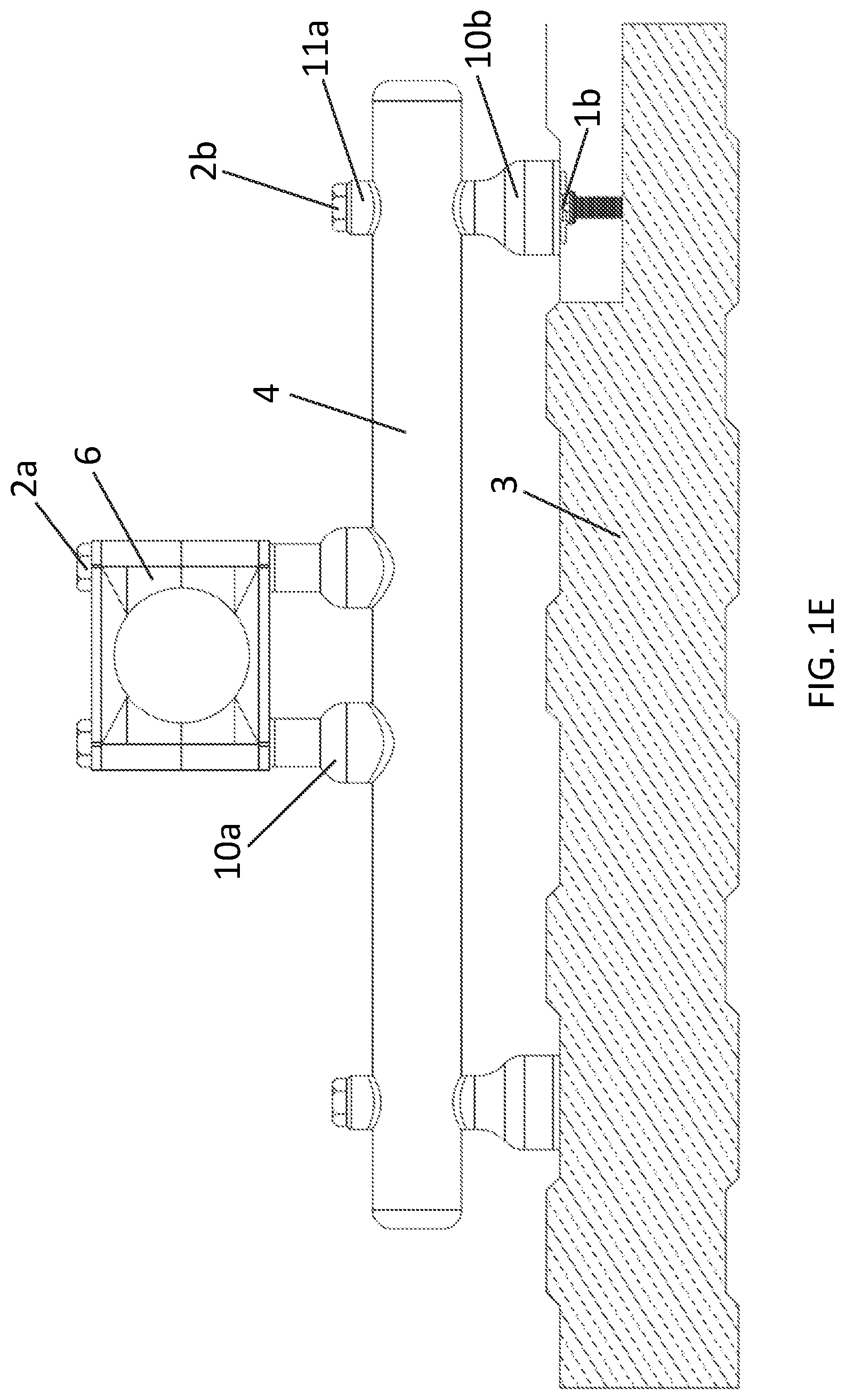 Patent US11781676 Figure 3 – Zero caulk hygienic sealing standoff