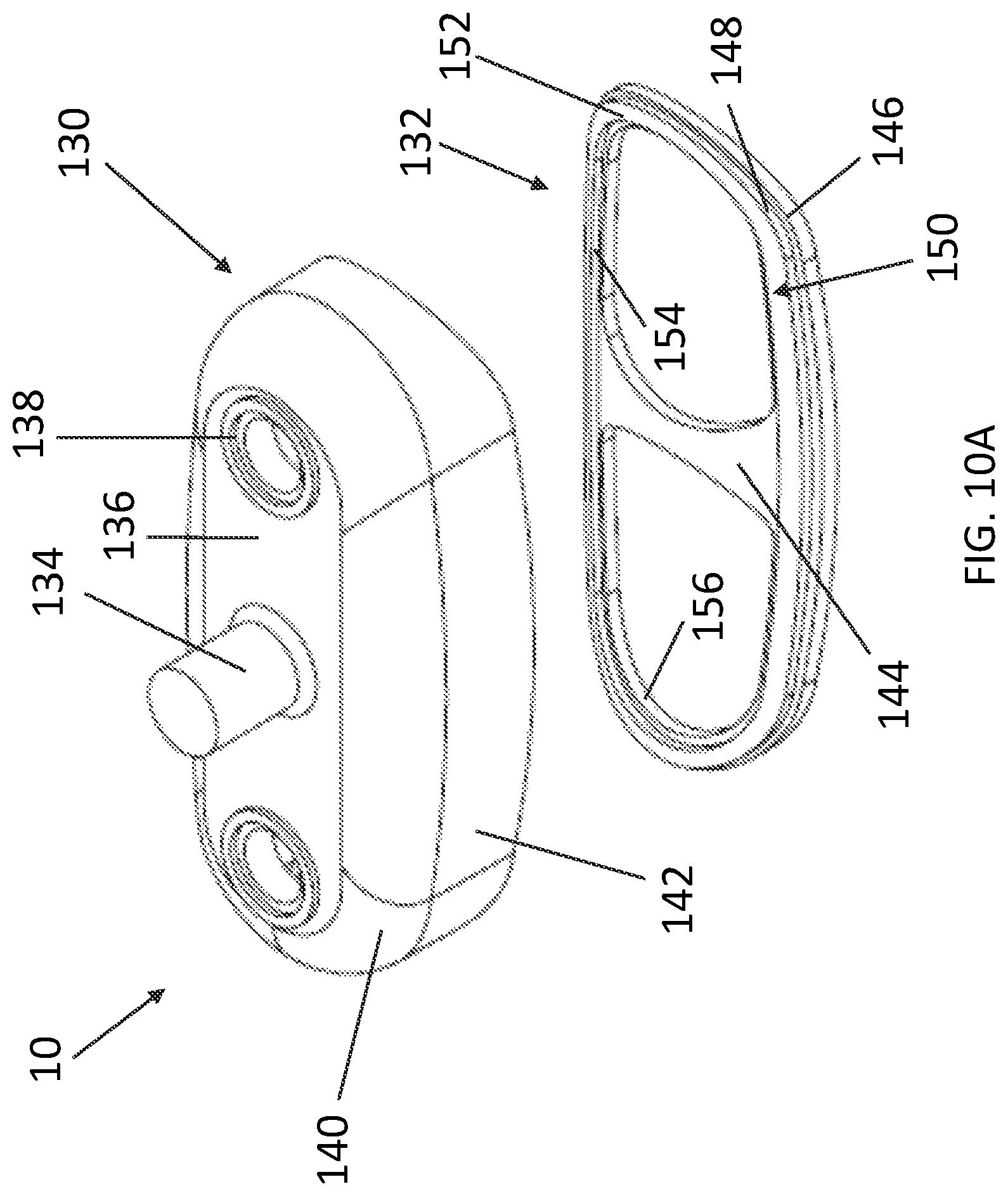 Patent US11781676 Figure 20 – Zero caulk hygienic sealing standoff