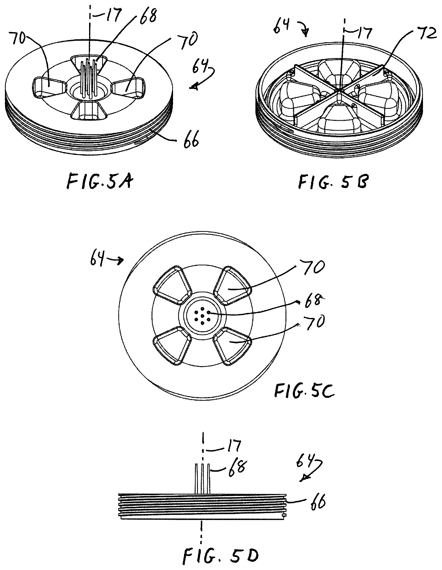 Patent US11781677 Figure 5 – Bracket for positioning and protecting pipes in concrete