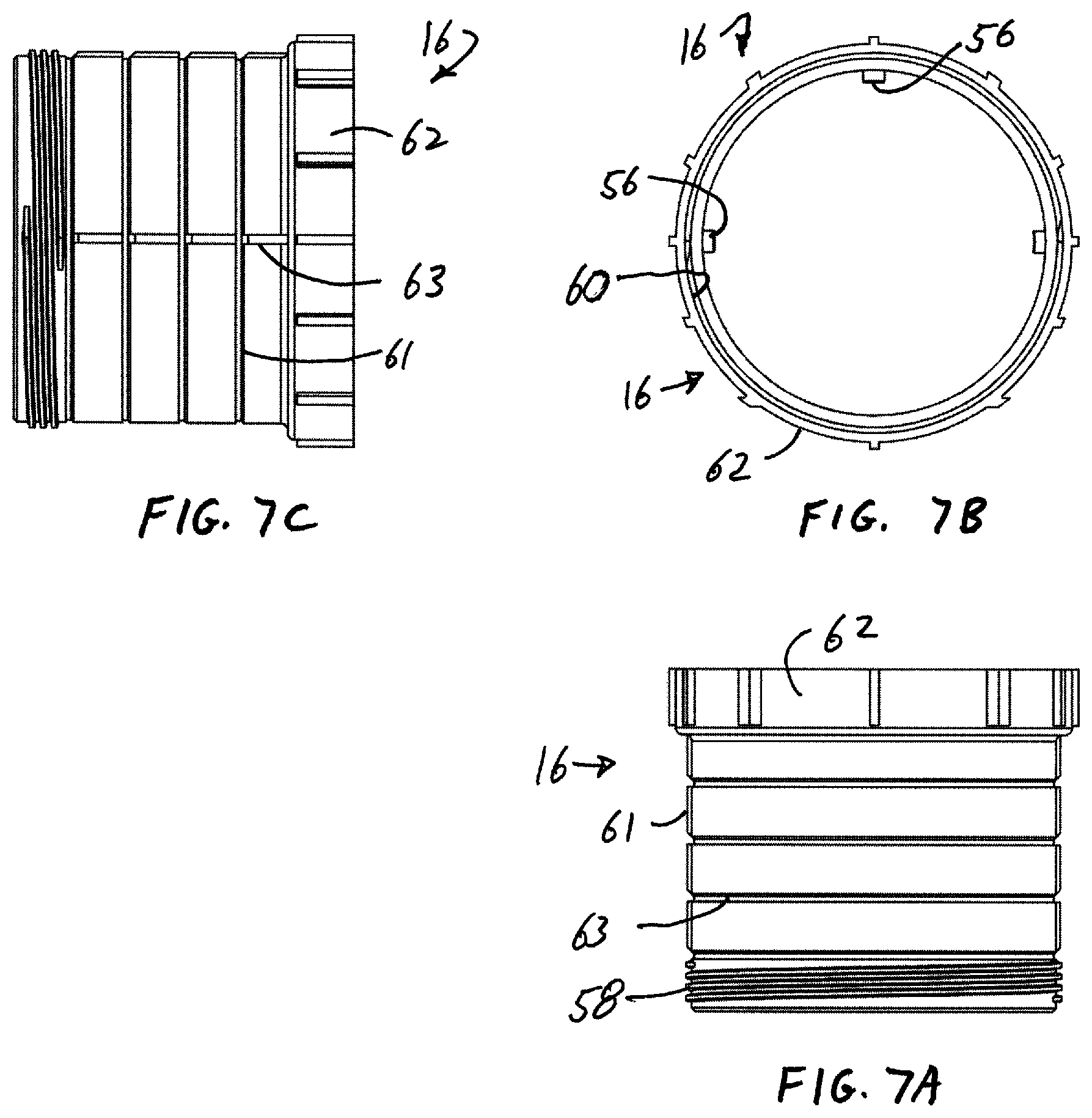 Patent US11781677 Figure 7 – Bracket for positioning and protecting pipes in concrete