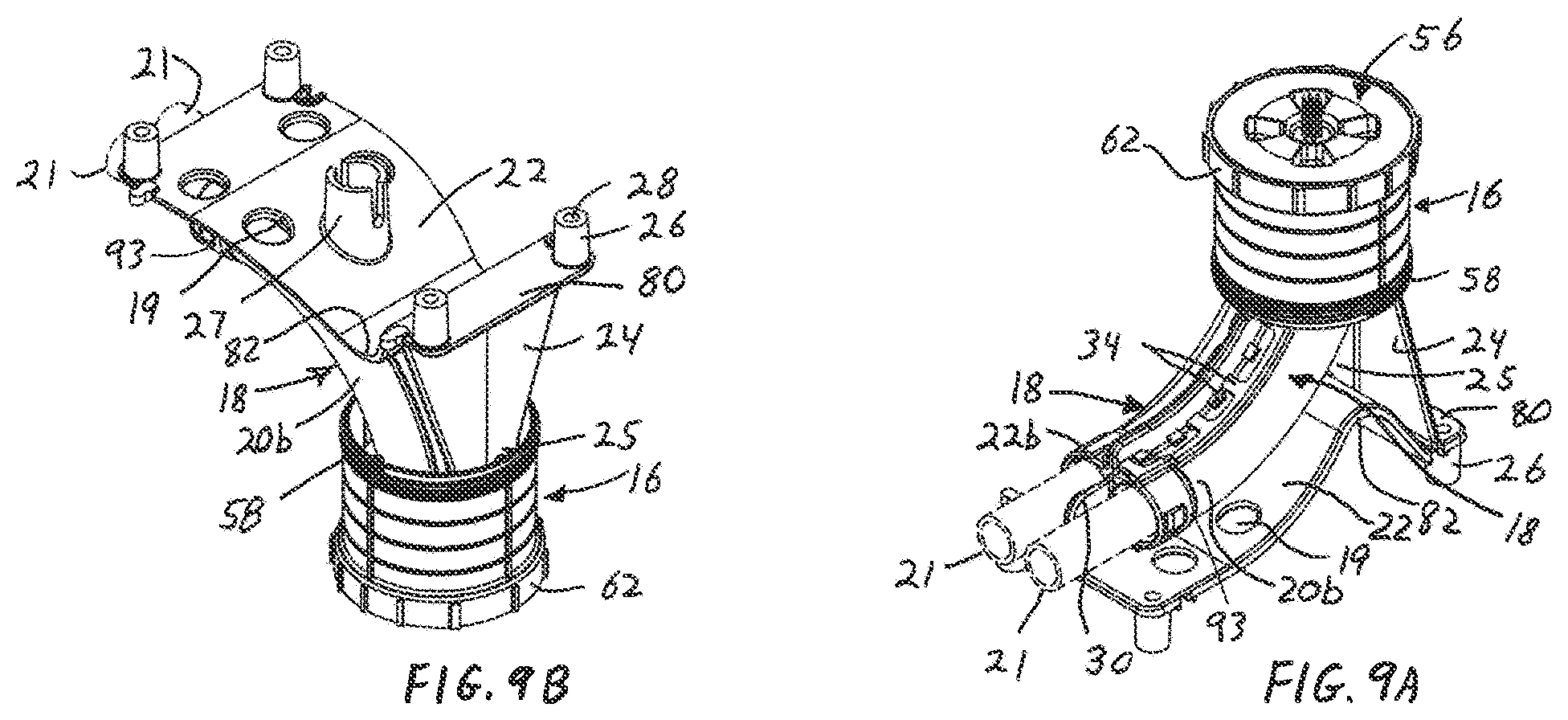 Patent US11781677 Figure 9 – Bracket for positioning and protecting pipes in concrete