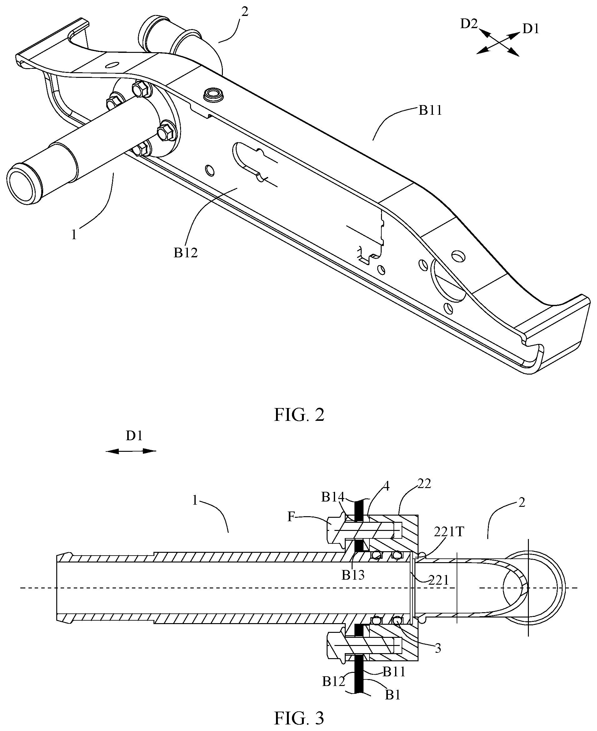 Patent US11781679 Figure 2 – Heat exchange pipe joint and battery pack