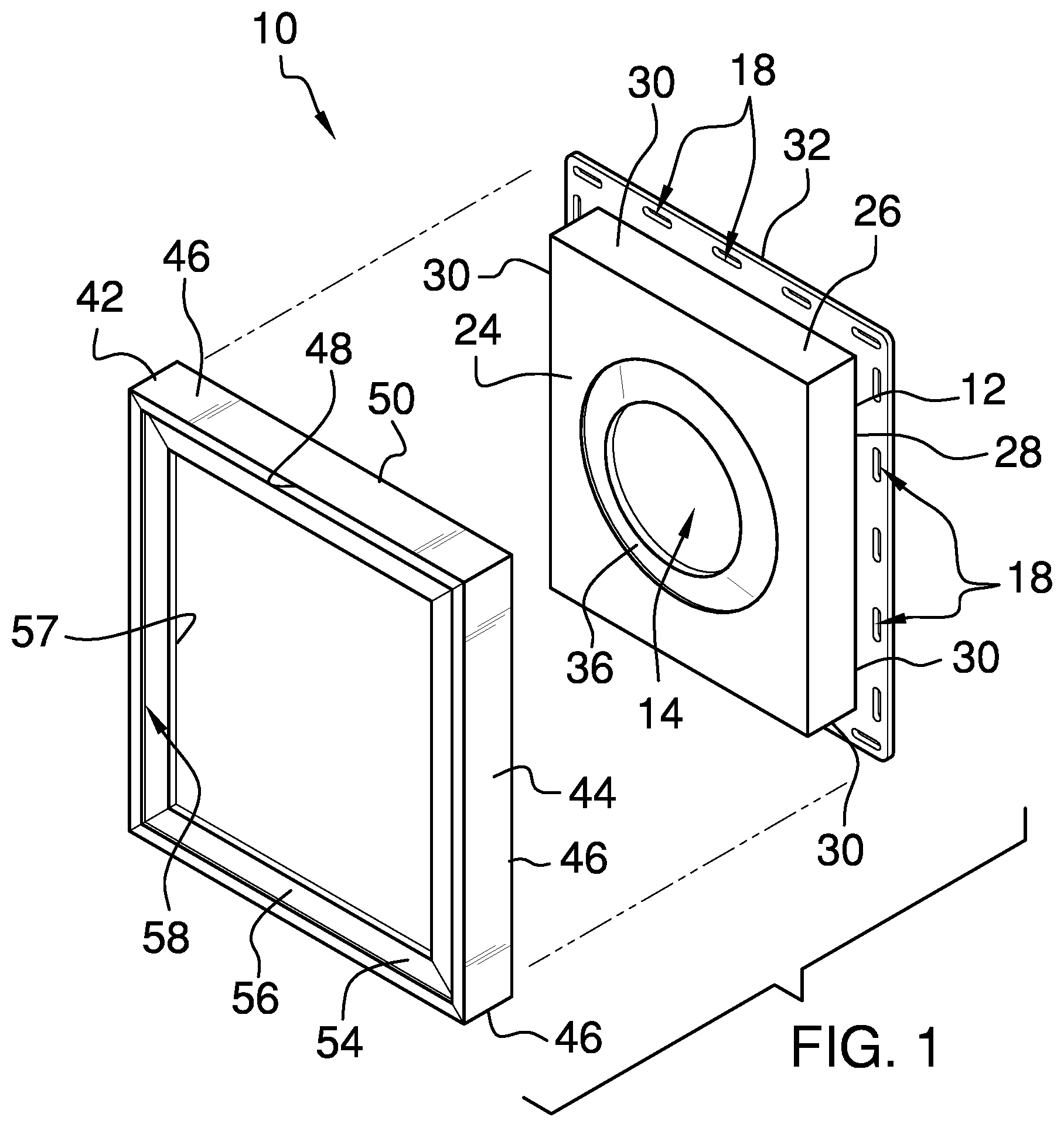 Patent US11781680 Figure 1 – Pipe trim assembly