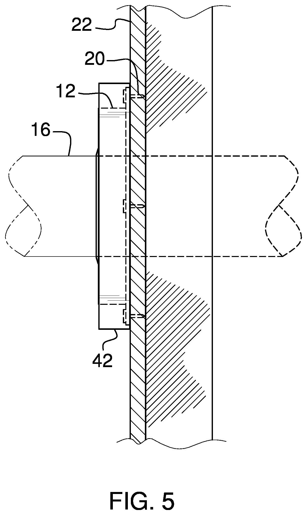 Patent US11781680 Figure 5 – Pipe trim assembly
